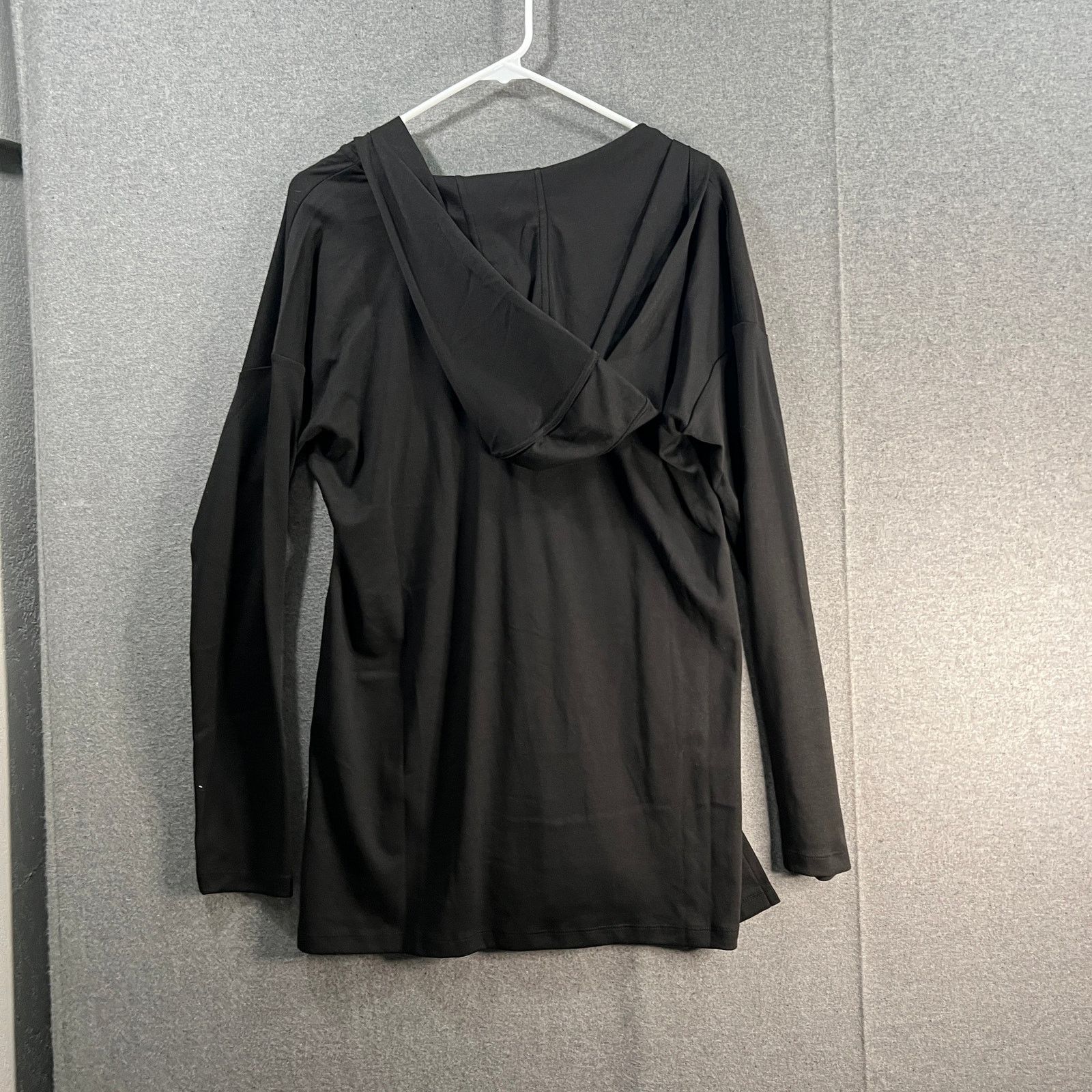 Isaac Mizrahi Isaac Mizrahi Live! Essentials Pima Cotton Hooded Tunic Size M / US 6-8 / IT 42-44 - 2 Thumbnail