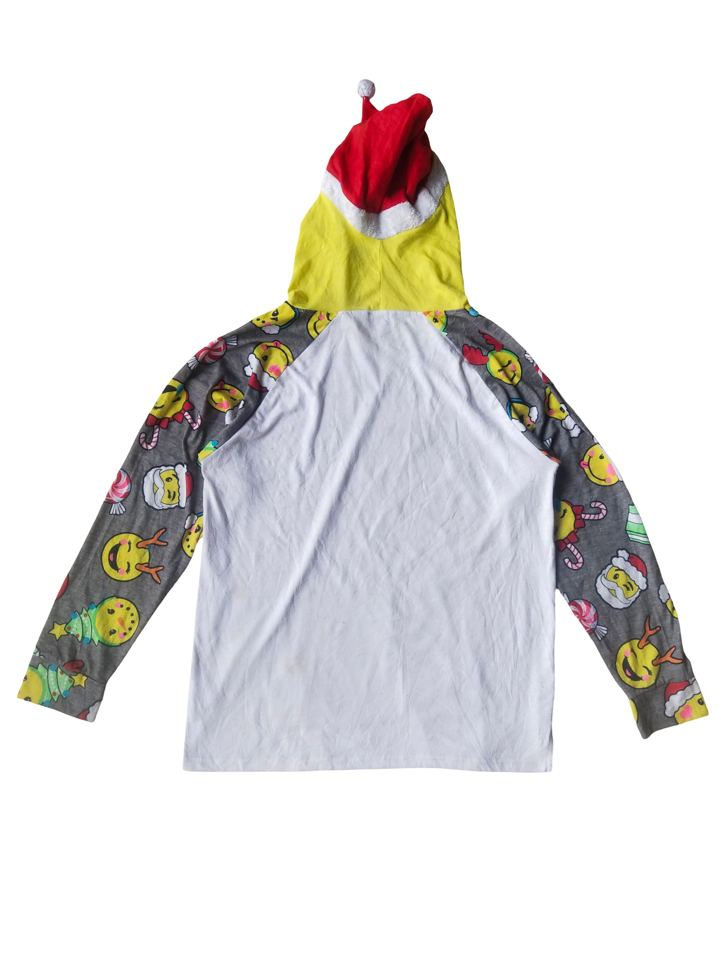 Hysteric Glamour Justice For Adults Christmas Emoji Santa Hoodie Ugly Sweater Size US M / EU 48-50 / 2 - 6 Thumbnail