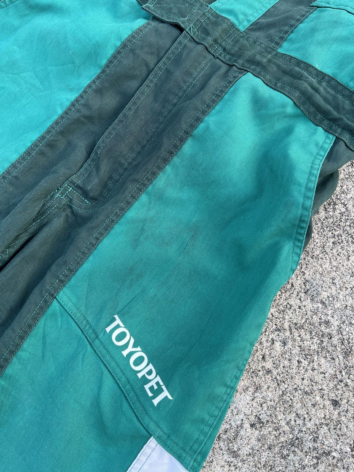 Japanese Brand Vintage Toyota Toyopet Workwear Overalls (No.2) Size US 34 / EU 50 - 10 Thumbnail