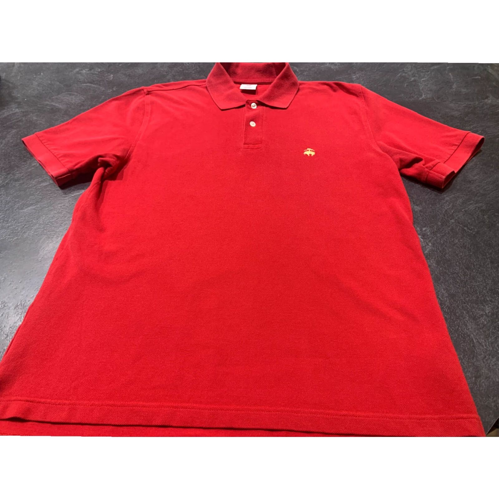 Brooks Brothers Brooks Brothers Mens 346 Short Sleeve Polo Shirt Red Medium M Size US M / EU 48-50 / 2 - 4 Thumbnail