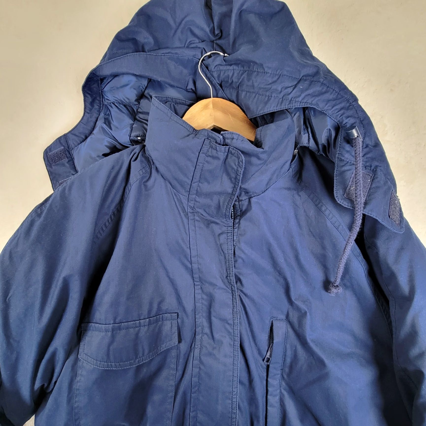 Eddie Bauer VINTAGE Eddie Bauer Jacket Coat Goose Down Puffer Navy Blue Made in USA Mens L Size US L / EU 52-54 / 3 - 2 Thumbnail