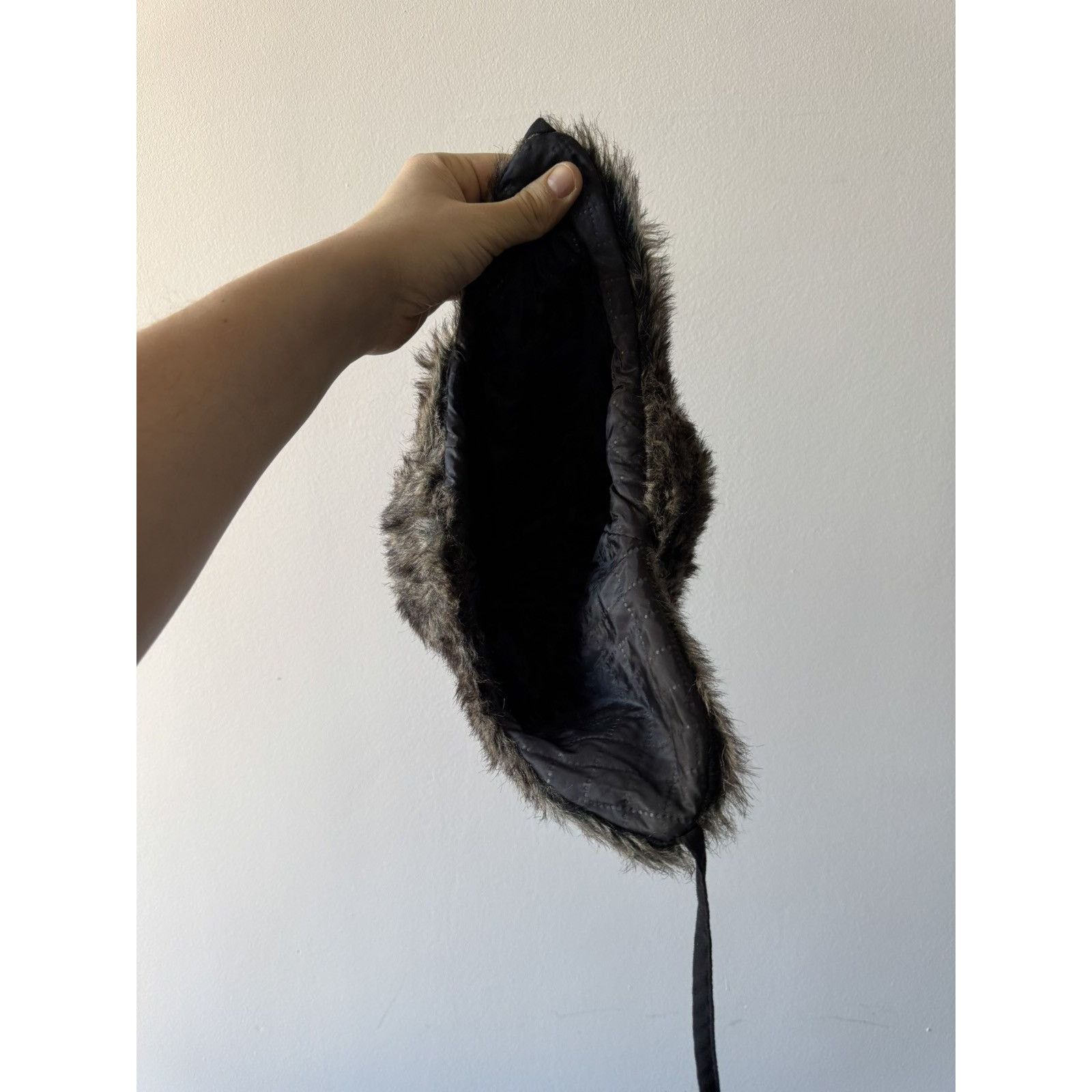 Japanese Brand × Vintage Y2K Animal Faux Fur Ushanka Vintage Fuzzy Warm Trapper Hat Size ONE SIZE - 4 Thumbnail