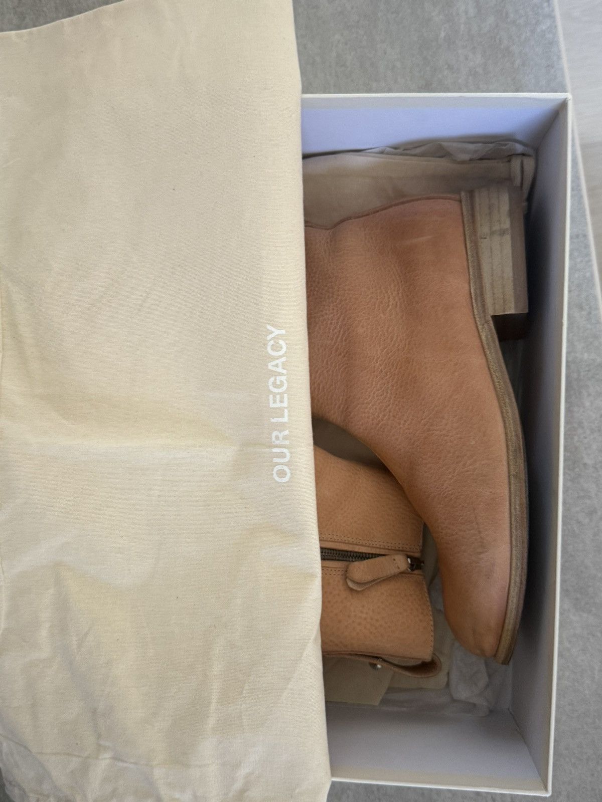 Our Legacy Our Legacy Michaelis Boots in Natural Tan Leather Size US 7 / EU 40 - 5 Thumbnail