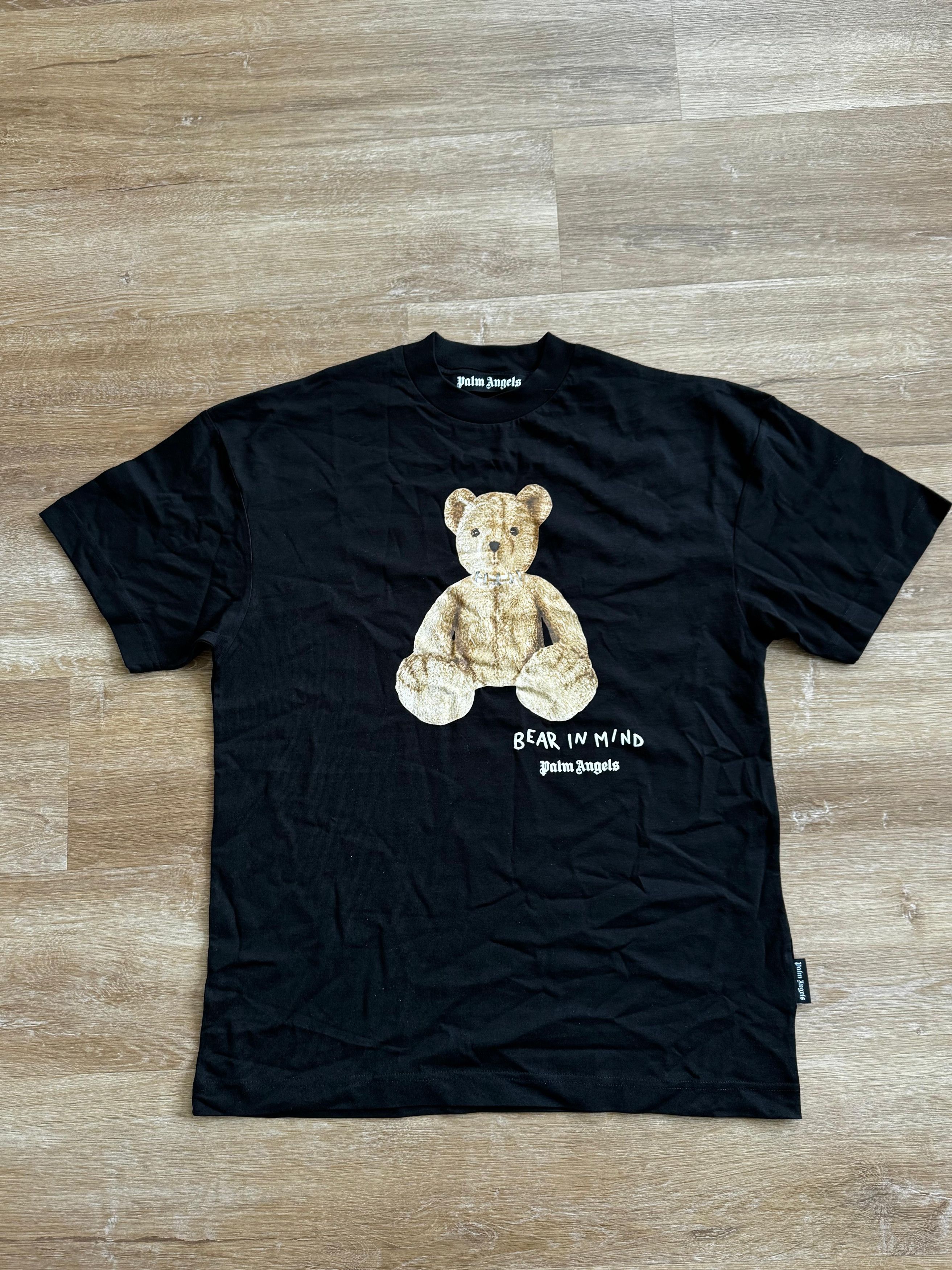 Palm Angels CC000021 Bear In Mind T-Shirt in Black Size US S / EU 44-46 / 1 - 1 Thumbnail