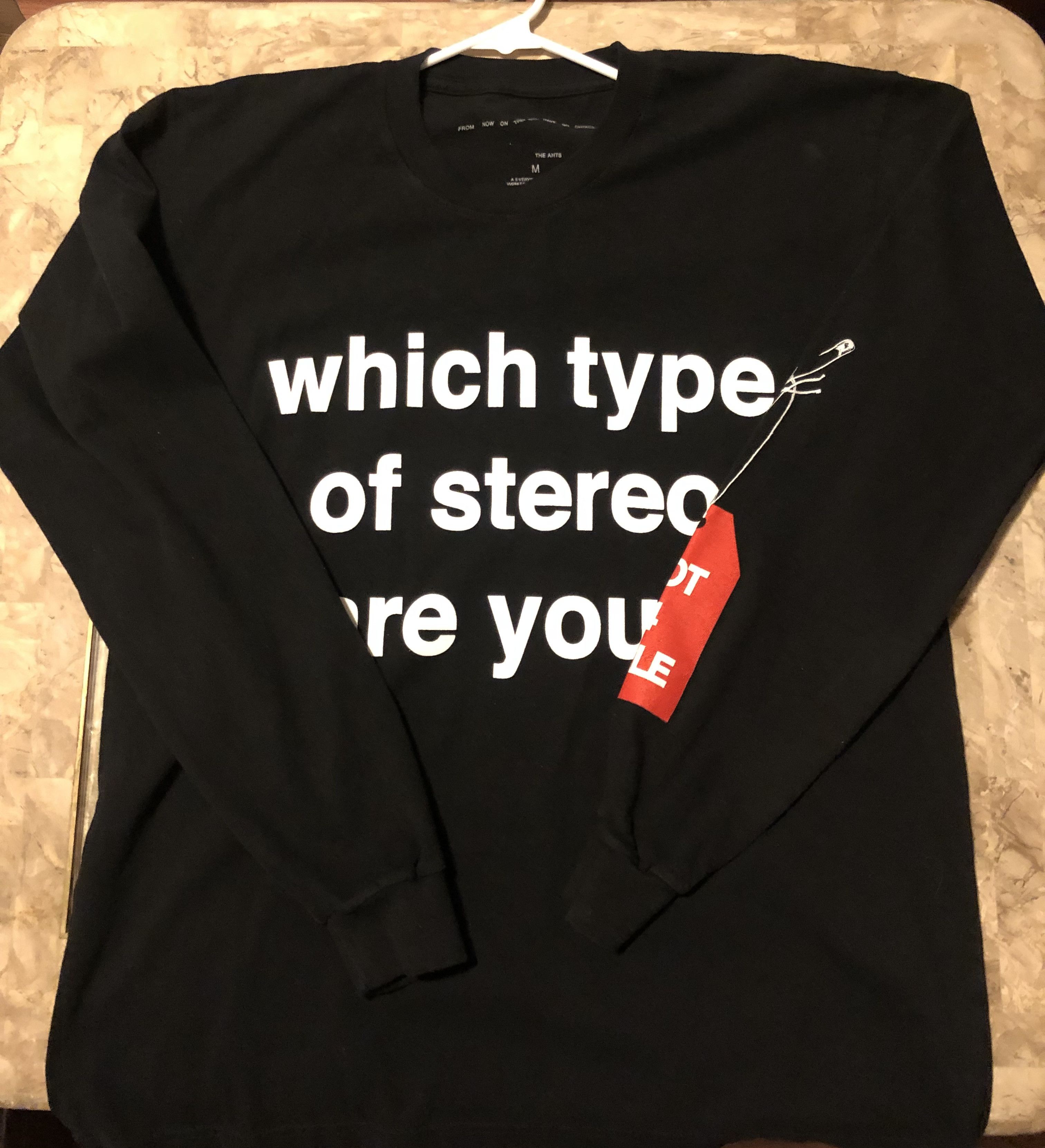 Other André 3000 Which Type of Stereo Are You? T Shirt Long Sleeve Size US M / EU 48-50 / 2 - 2 Thumbnail