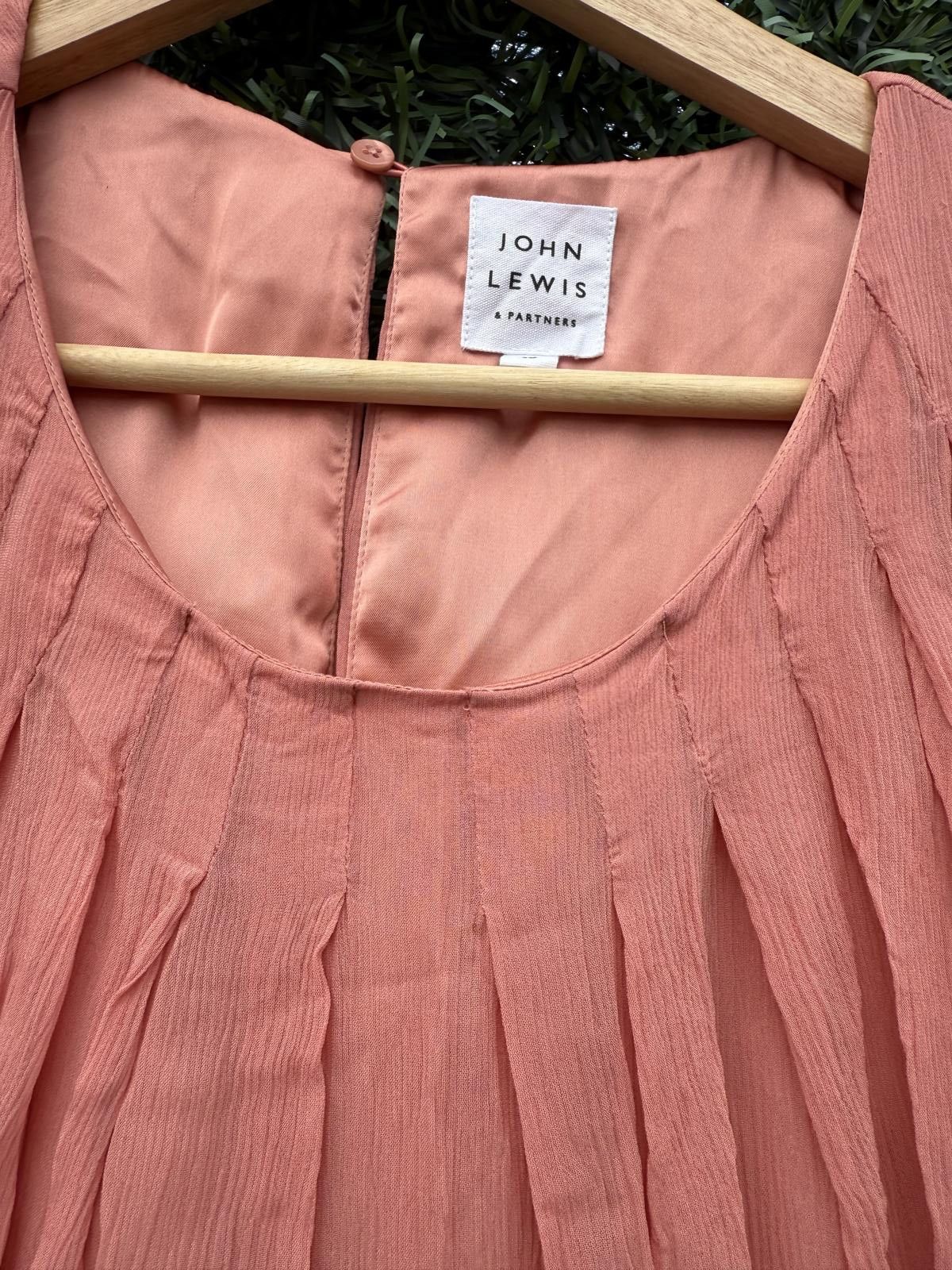 Designer John Lewis Pink Maxi Dress Size S / US 4 / IT 40 - 2 Thumbnail