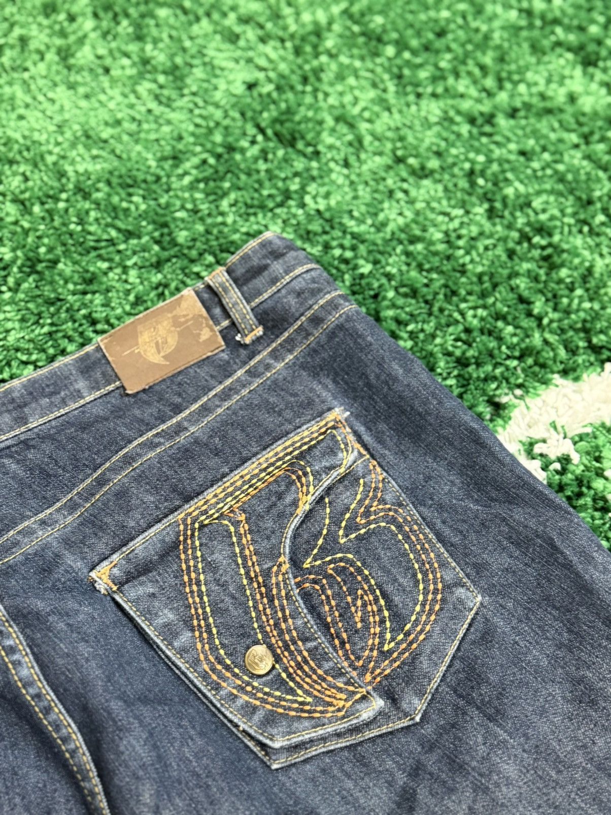 Ruff Ryders × Vintage RARE Ruff Ryders Denim Jean Logo Shorts Sz. 40 Size US 40 / EU 56 - 7 Thumbnail