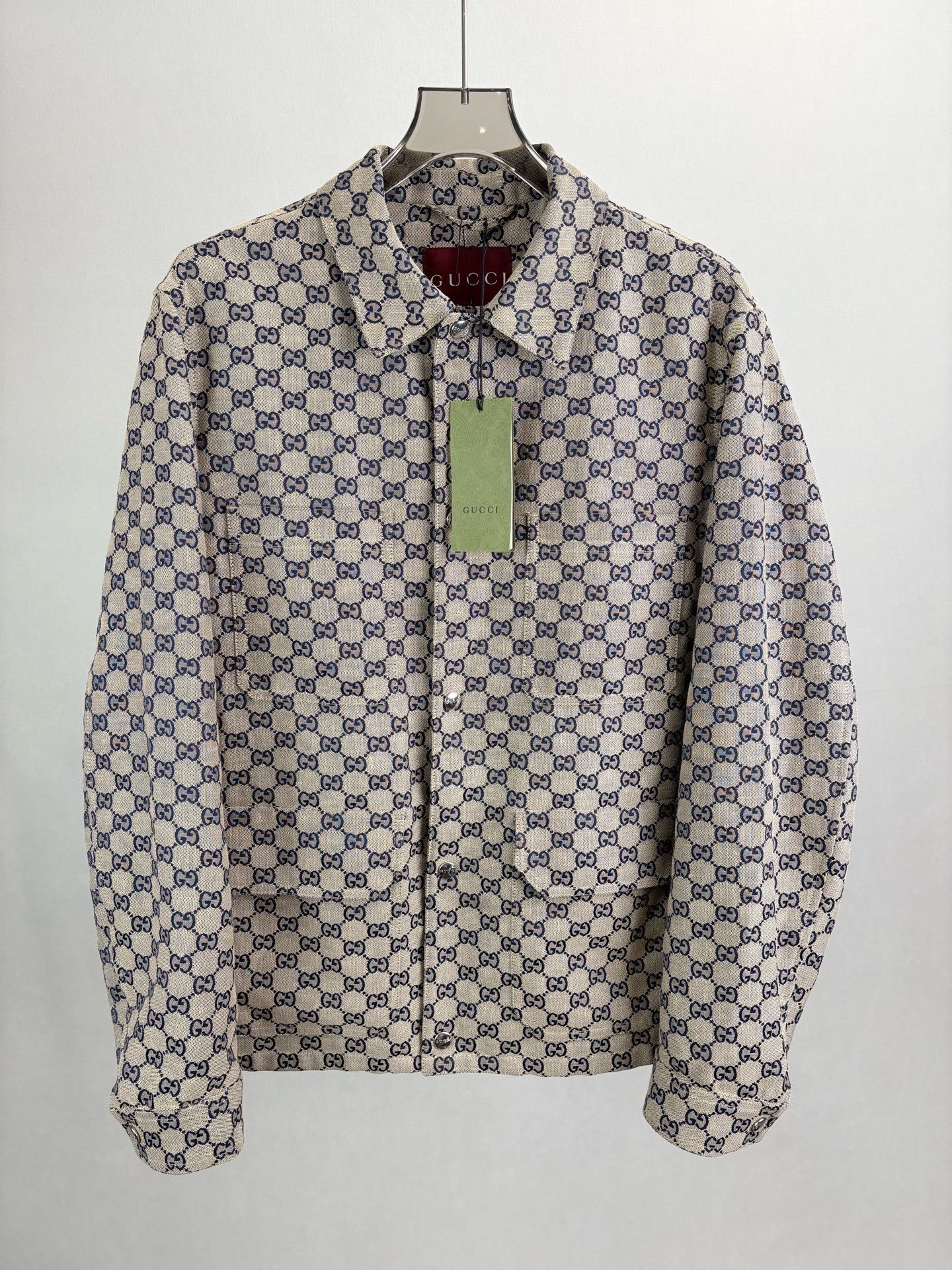 Gucci Gucci New Brown Double G Jacket Size US M / EU 48-50 / 2 - 1 Thumbnail