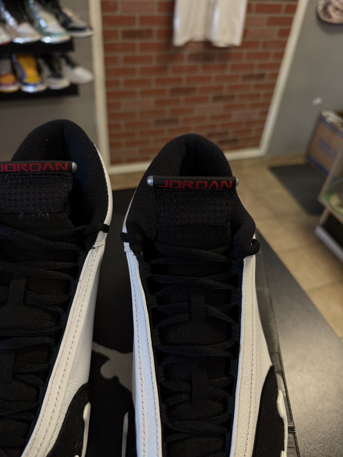 Jordan Brand × Nike Jordan 14 Black Toe 2014 (487471-102) Size 10.5 Size US 10.5 / EU 43-44 - 14 Thumbnail