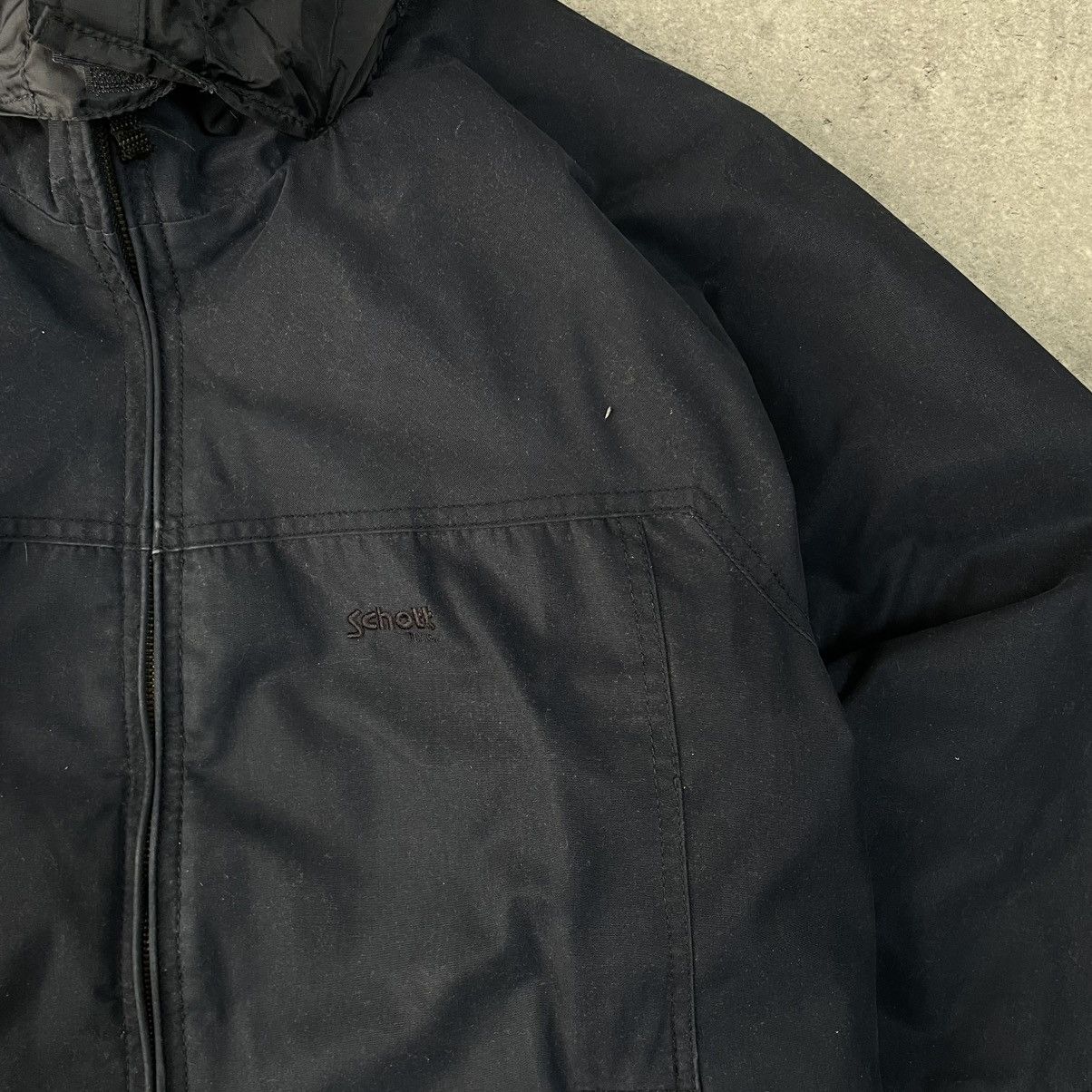 Schott Vintage 00s Down Jacket Schott Bomber Puffer USA Nylon Size US S / EU 44-46 / 1 - 5 Thumbnail