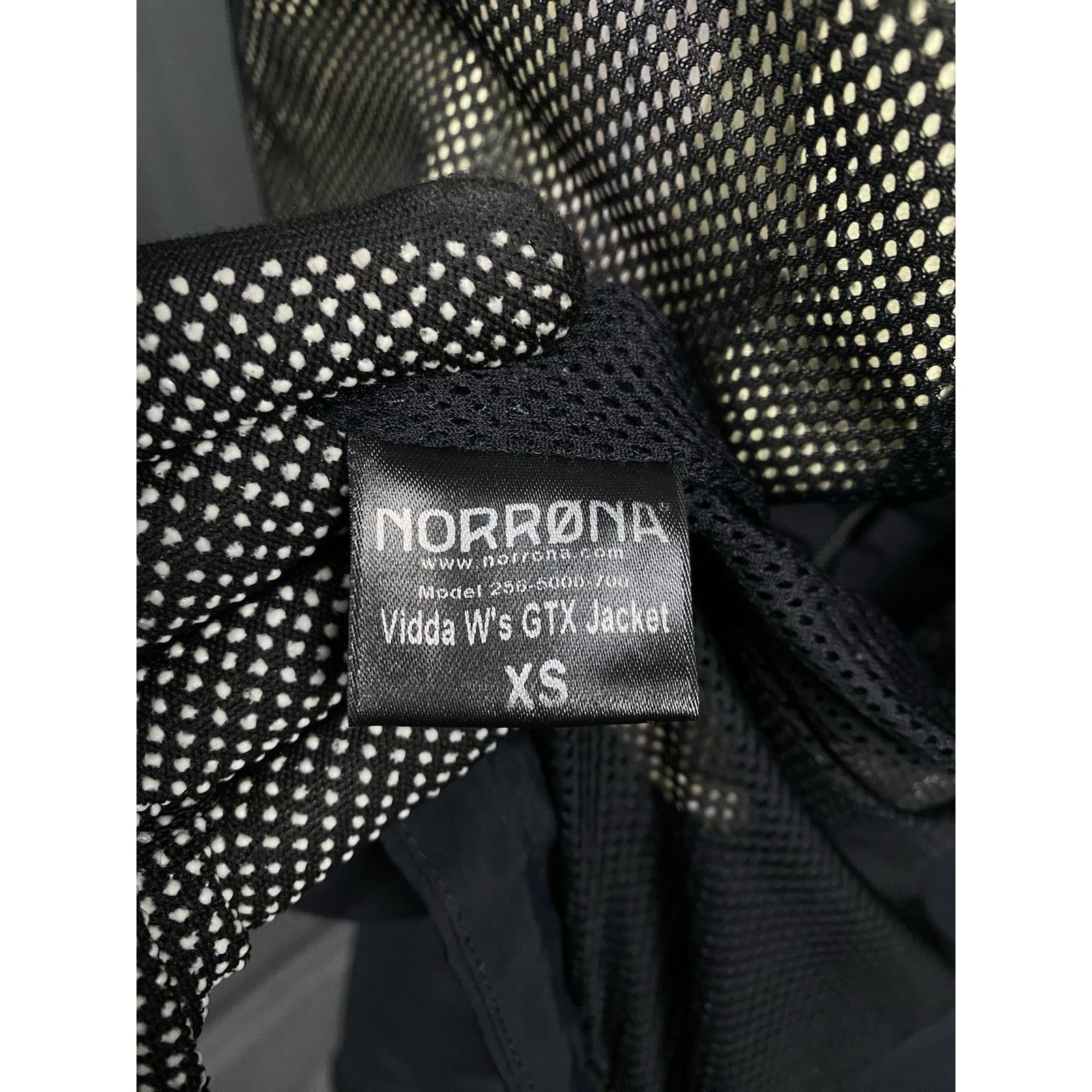 Norrona Norrona Vidda GTX Women's Black Gore-Tex Windbreaker Jacket Size XS / US 0-2 / IT 36-38 - 9 Thumbnail