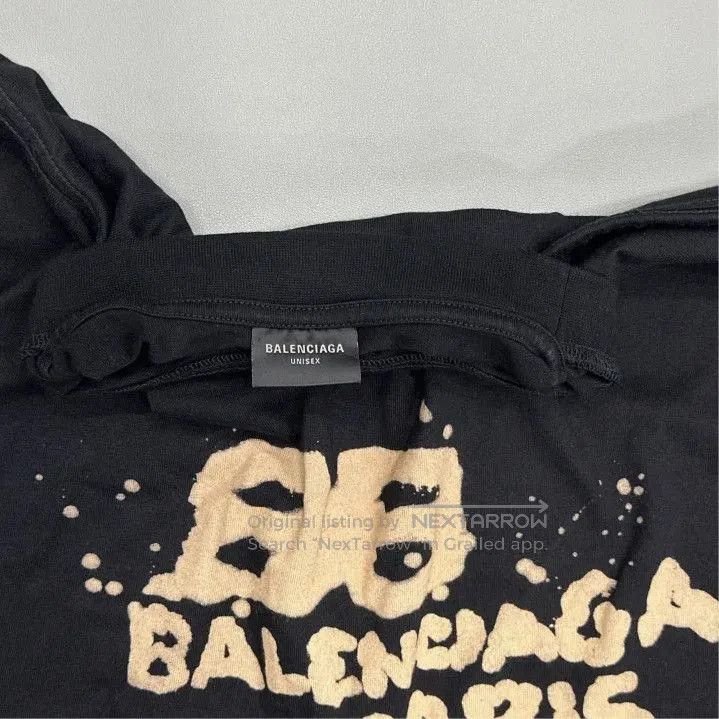 Balenciaga Balenciaga Black Graphic Print Short Sleeve T. Size US L / EU 52-54 / 3 - 7 Thumbnail