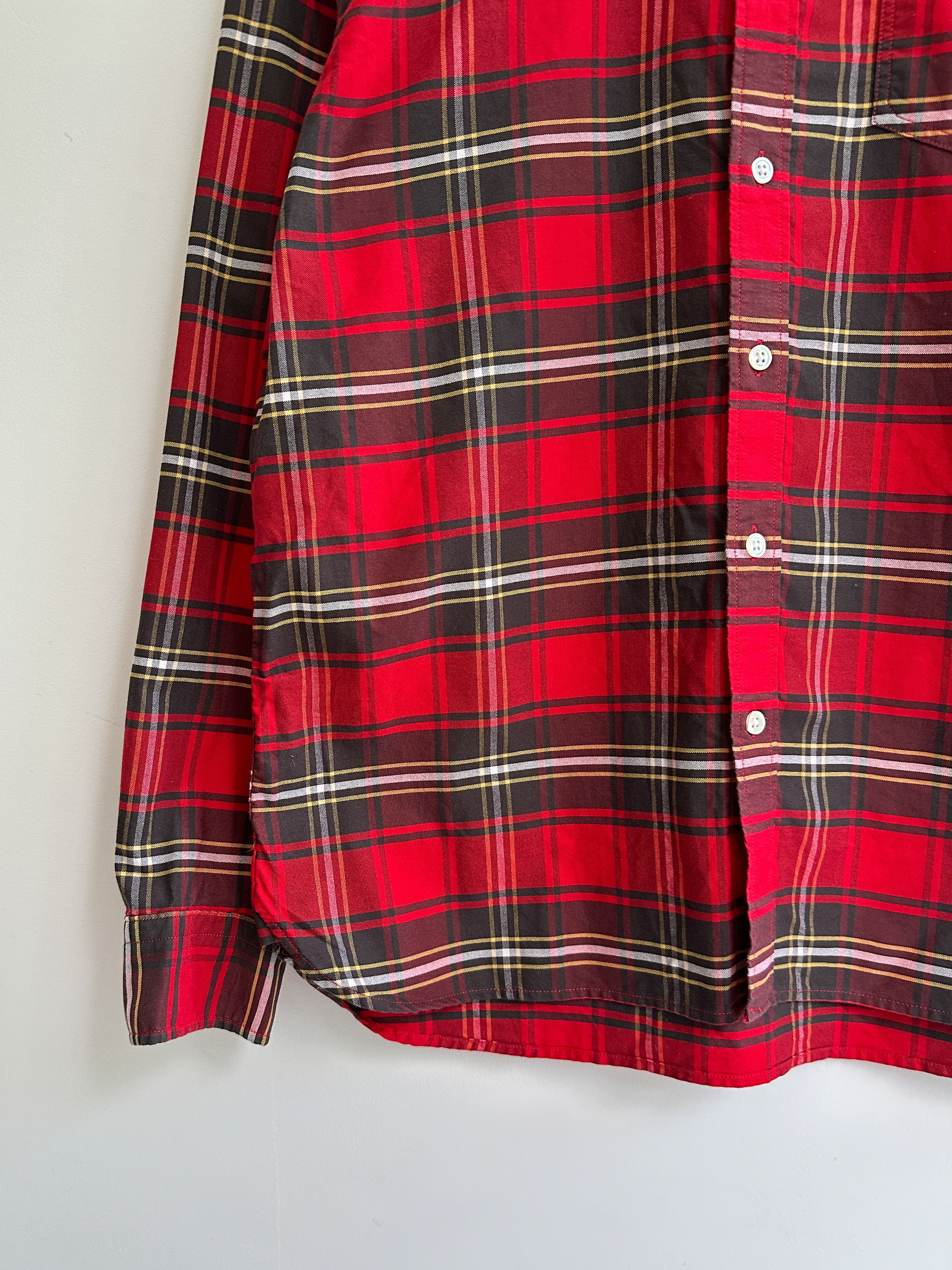 Levi's Levi's Check Plaid Red Shirt Size US L / EU 52-54 / 3 - 4 Thumbnail