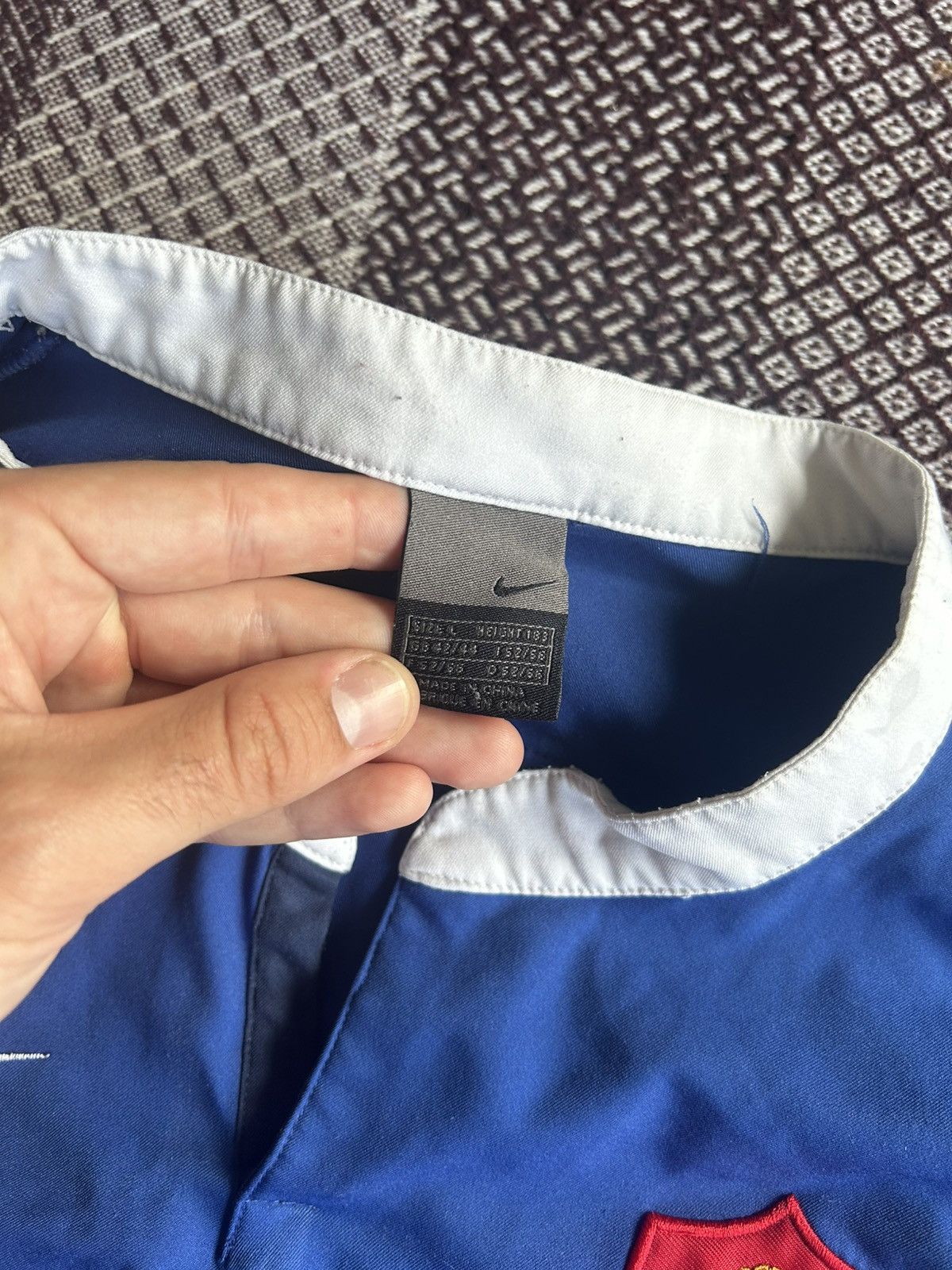 Nike Vintage Nike x France National Rugby Jersey 90s Streetwear Size US L / EU 52-54 / 3 - 6 Thumbnail