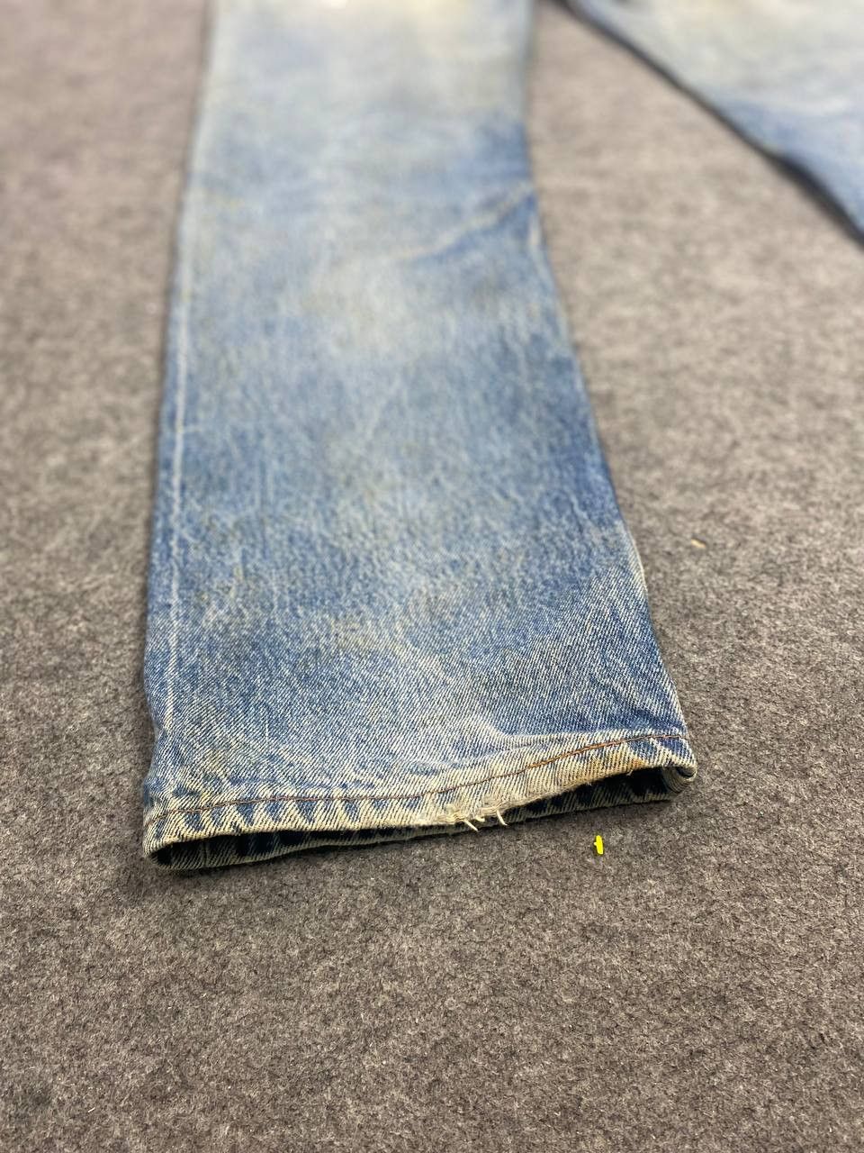 Levi's vintage levis 501xx distressed denim nice design Size US 35 - 6 Thumbnail