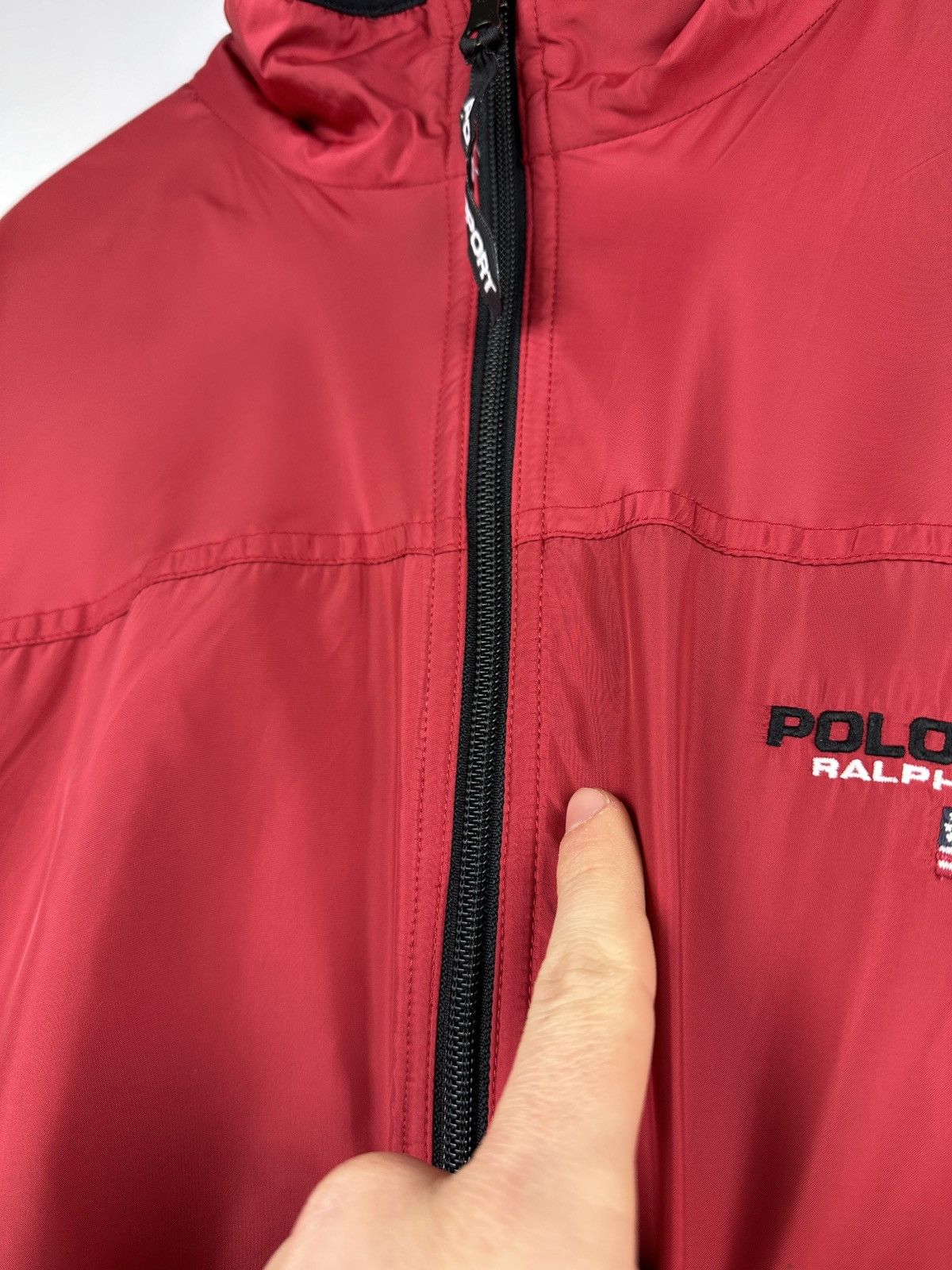 Polo Ralph Lauren × Vintage Vintage 90s Polo Sport Ralph Lauren Reversible Fleece Jacket Size US M / EU 48-50 / 2 - 10 Thumbnail