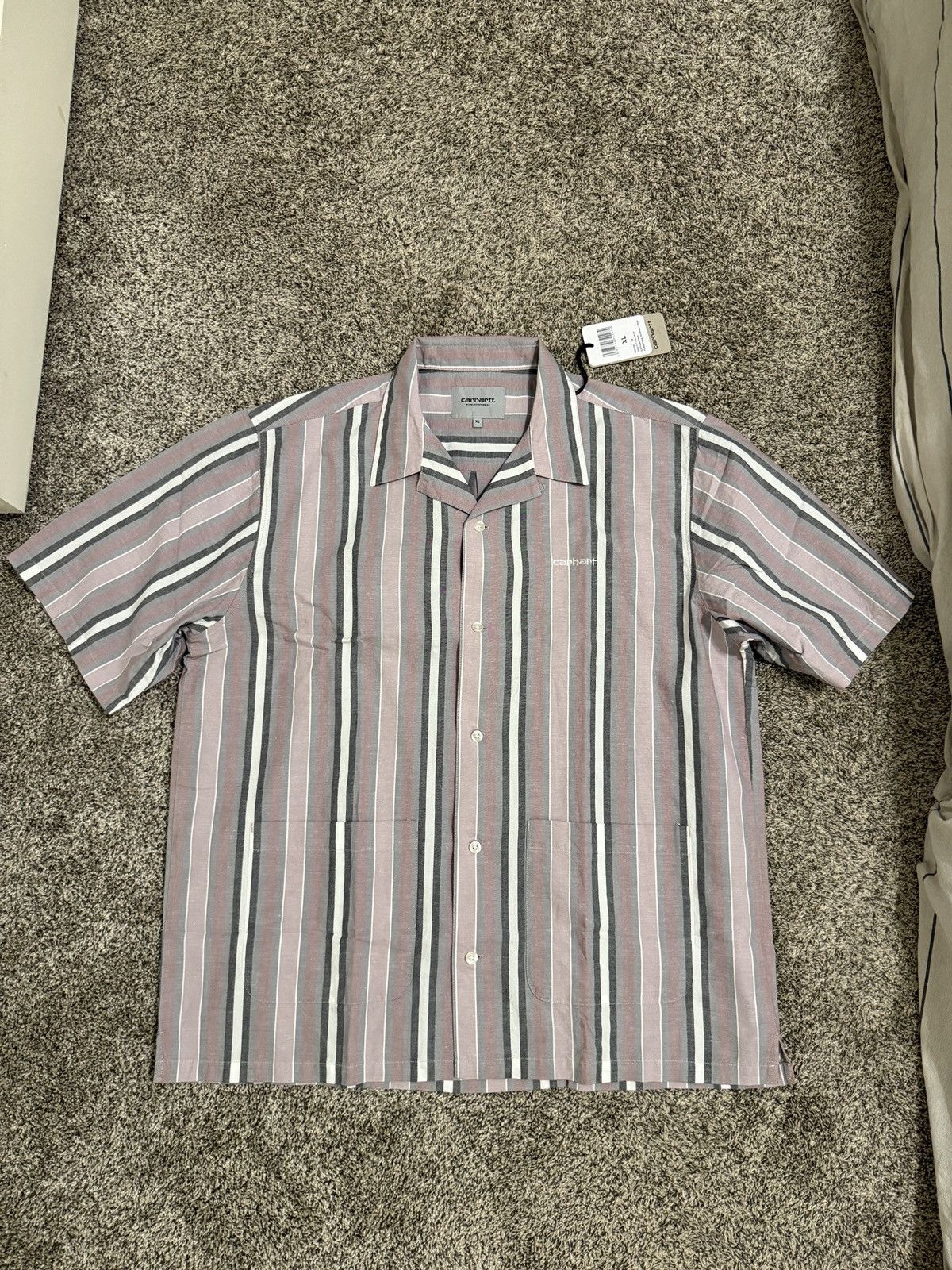 Carhartt Wip Carhartt Wip folsey stripe button up Size US XL / EU 56 / 4 - 1 Thumbnail