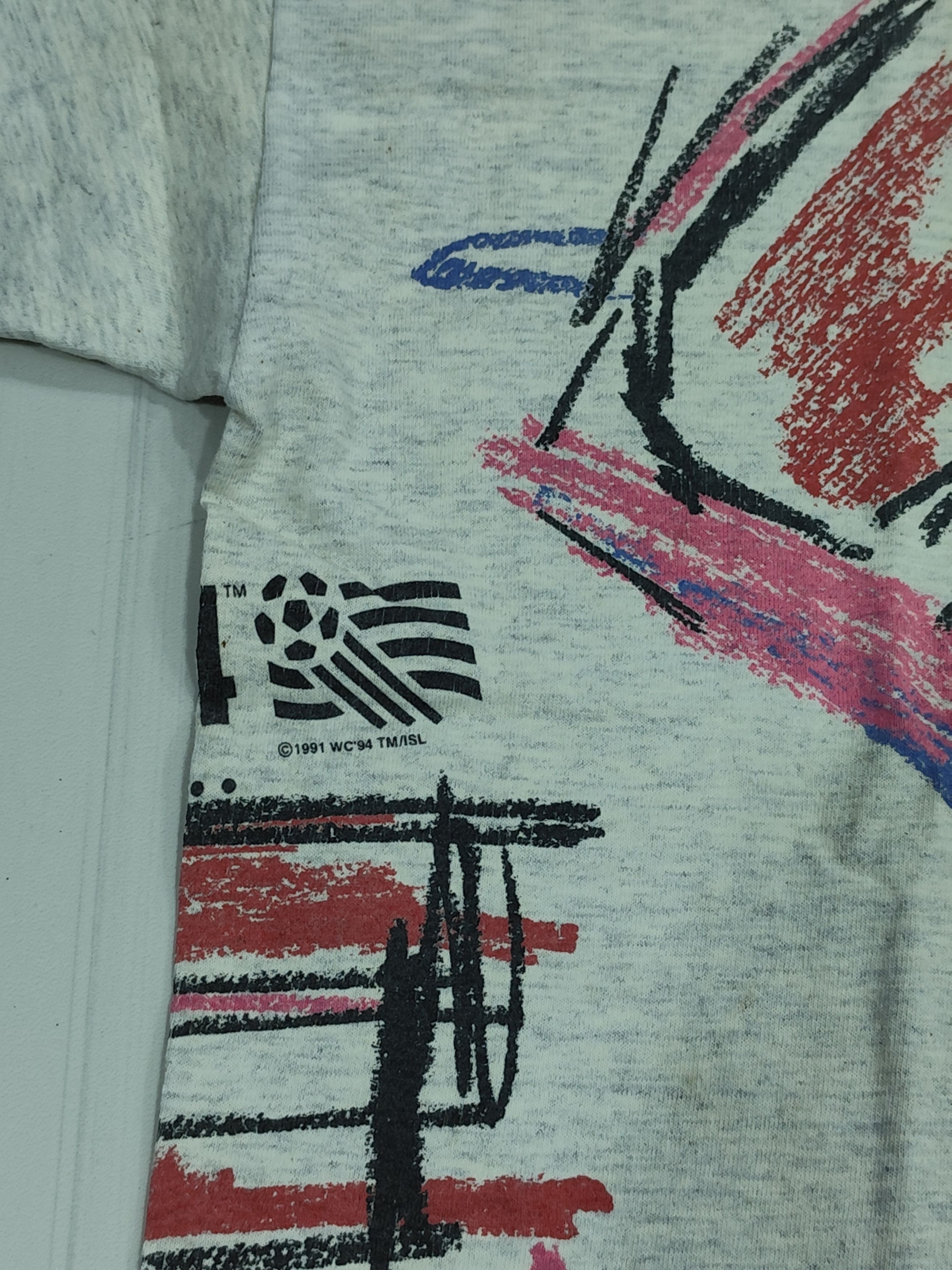 Vintage Vintage adidas 1994 worldcup USA shirt Size US M / EU 48-50 / 2 - 2 Thumbnail