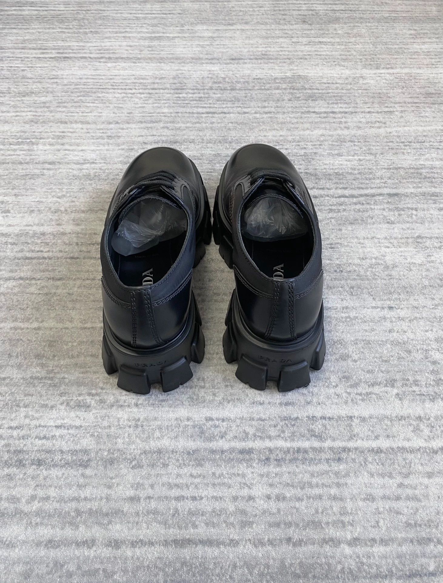 Prada Prada Monolith Zigzag Sole Thick Tire Derby Size US 7.5 / EU 40-41 - 5 Thumbnail