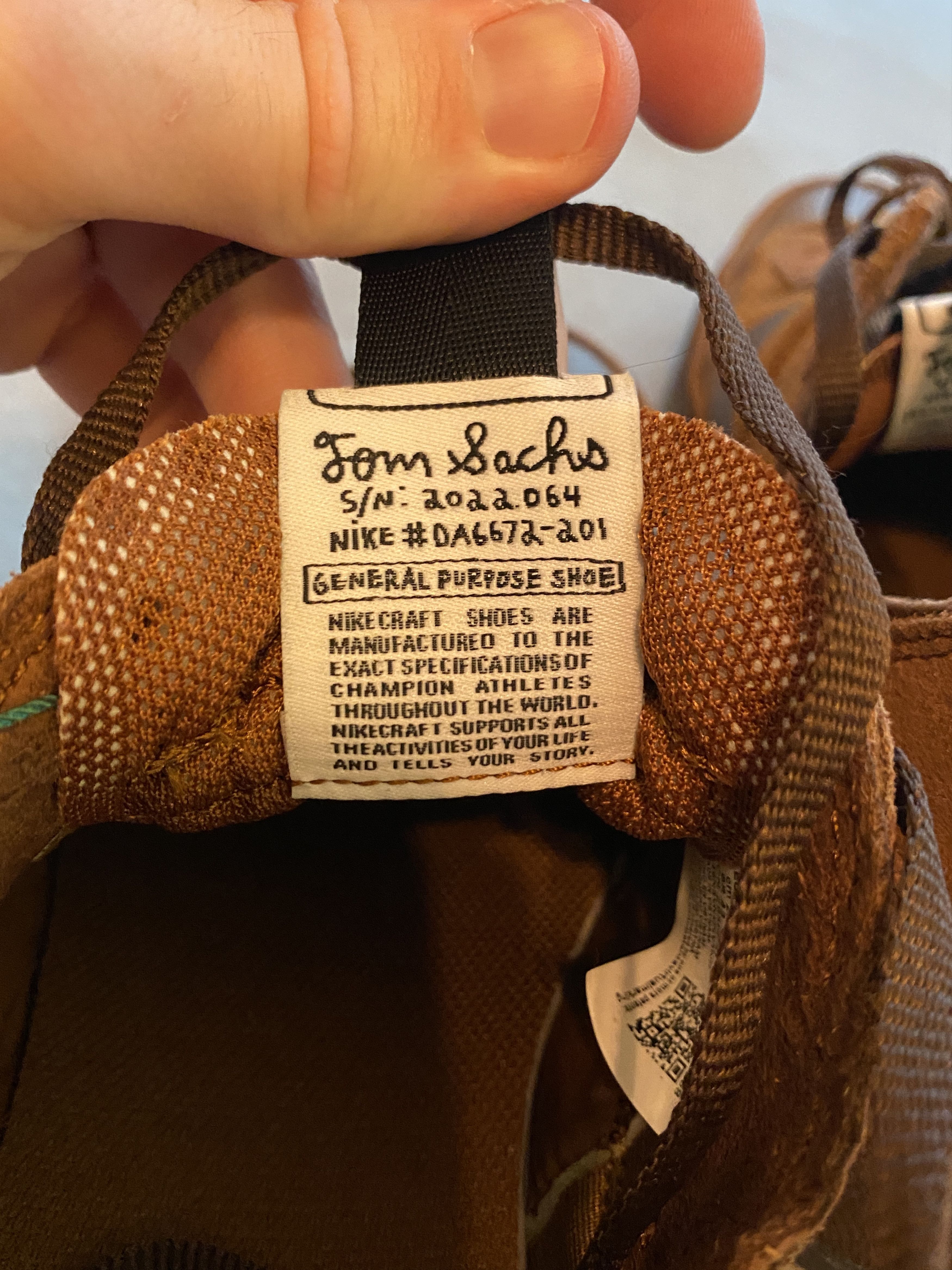 Nike Tom Sachs General Purpose Shoe Pecan/Dark field brown Size US 11 / EU 44 - 5 Thumbnail