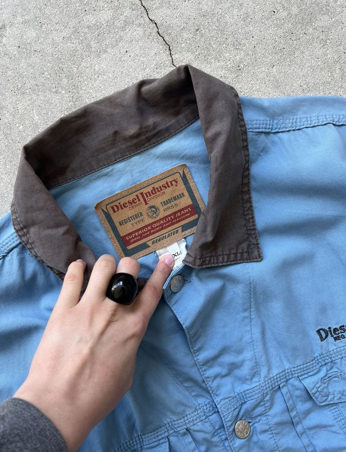 Diesel Vintage Diesel Denim Jacket Size US XL / EU 56 / 4 - 5 Thumbnail