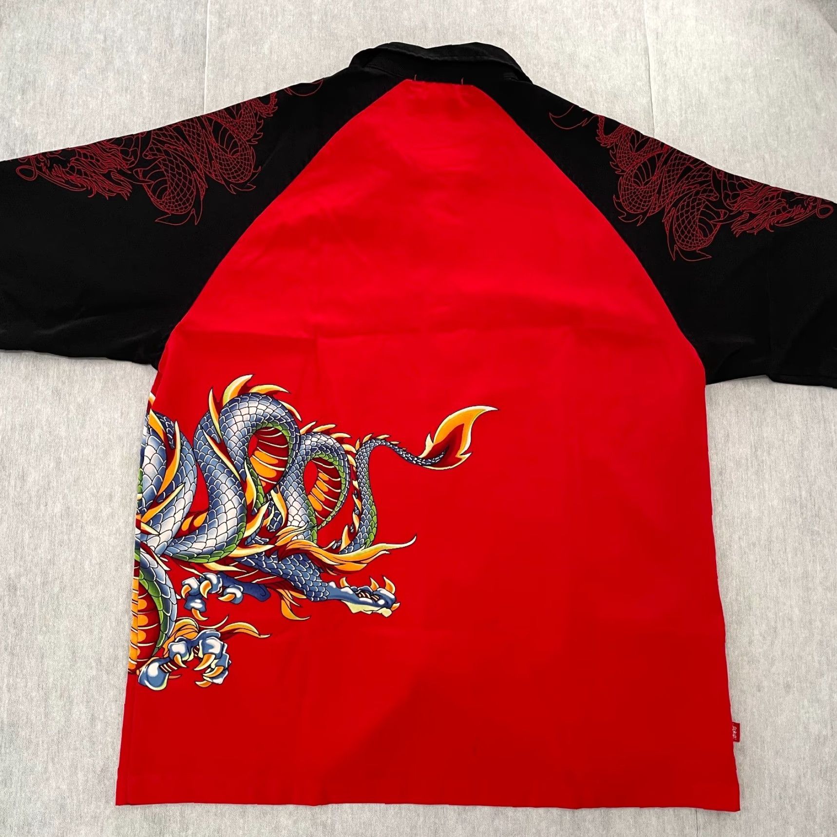 JNCO VINTAGE Jnco Jeans Shirt Main Selling Point Brand JNCO Shirt Adult XL Red Dragon Short Sleeve Button Up Streetwear Size US XL / EU 56 / 4 - 2 Thumbnail