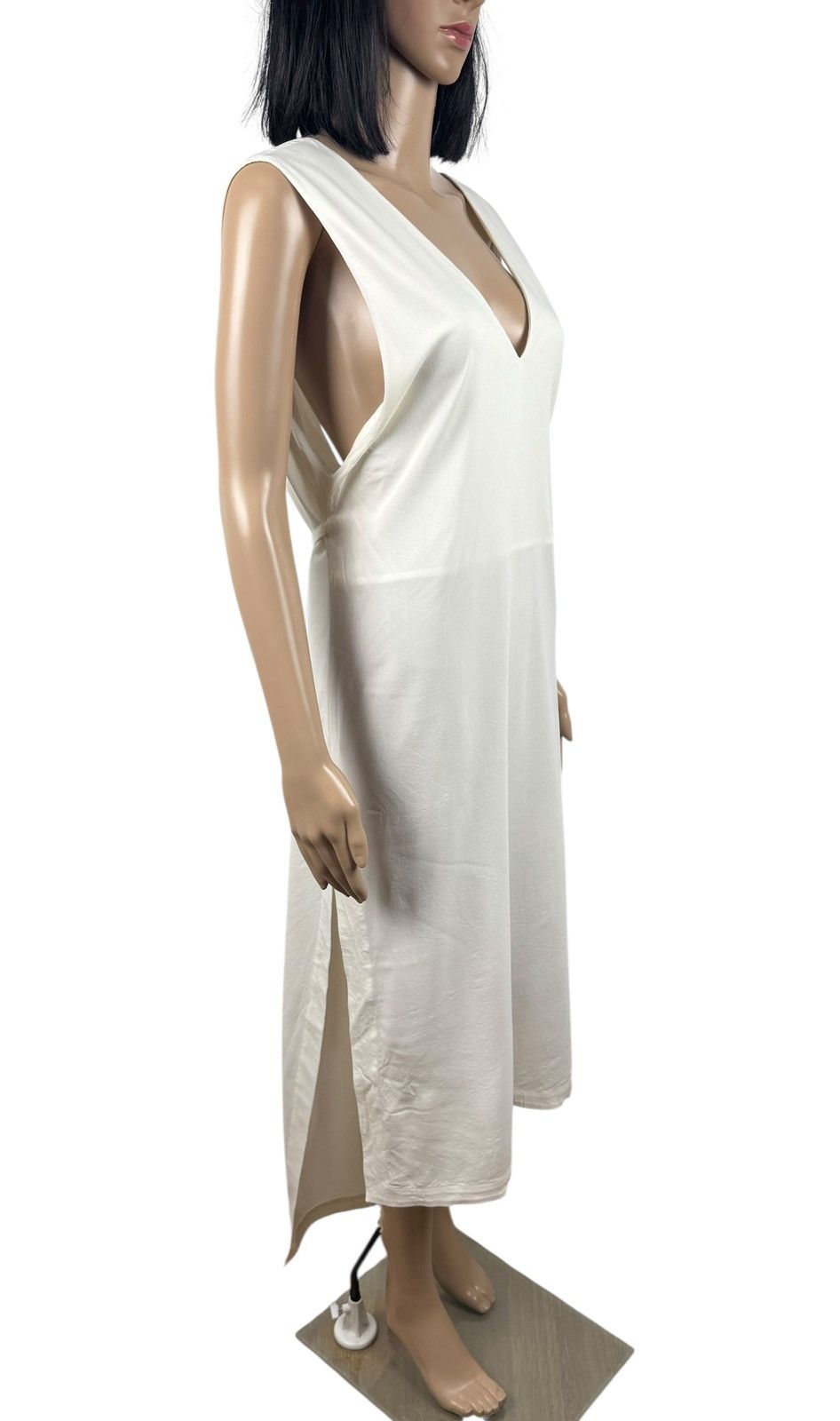 Isabel Benenato Isabel Benenato Maxi Dress Viscose-Wool V-Neck size 38 Size XS / US 0-2 / IT 36-38 - 3 Thumbnail