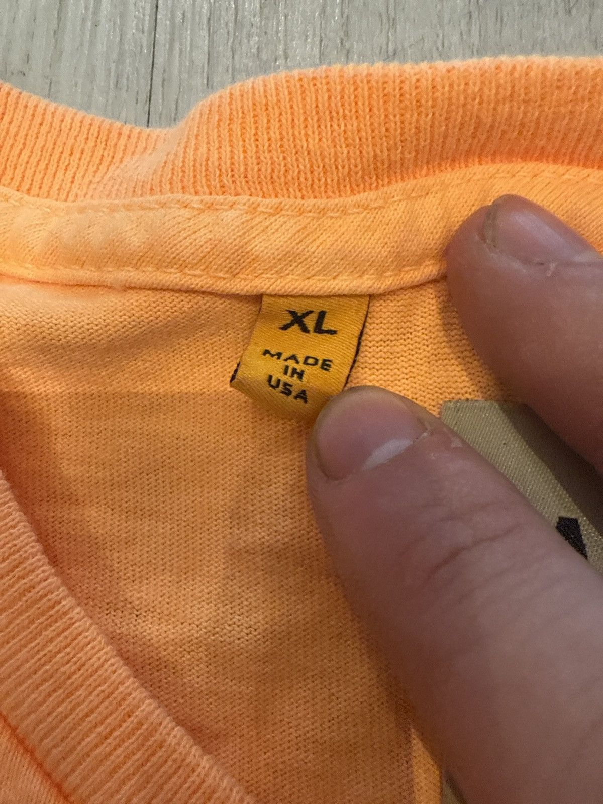 Gallery Dept. Gallery department French logo tee highlighter orange Size US XL / EU 56 / 4 - 3 Thumbnail