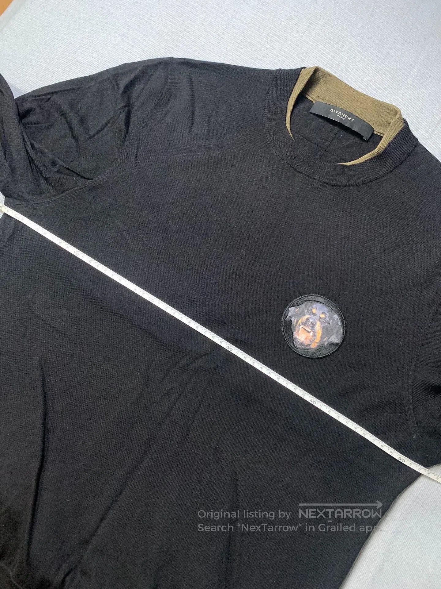Givenchy Givenchy Wool Round Neck Dog Head Sweater. Size US M / EU 48-50 / 2 - 8 Thumbnail