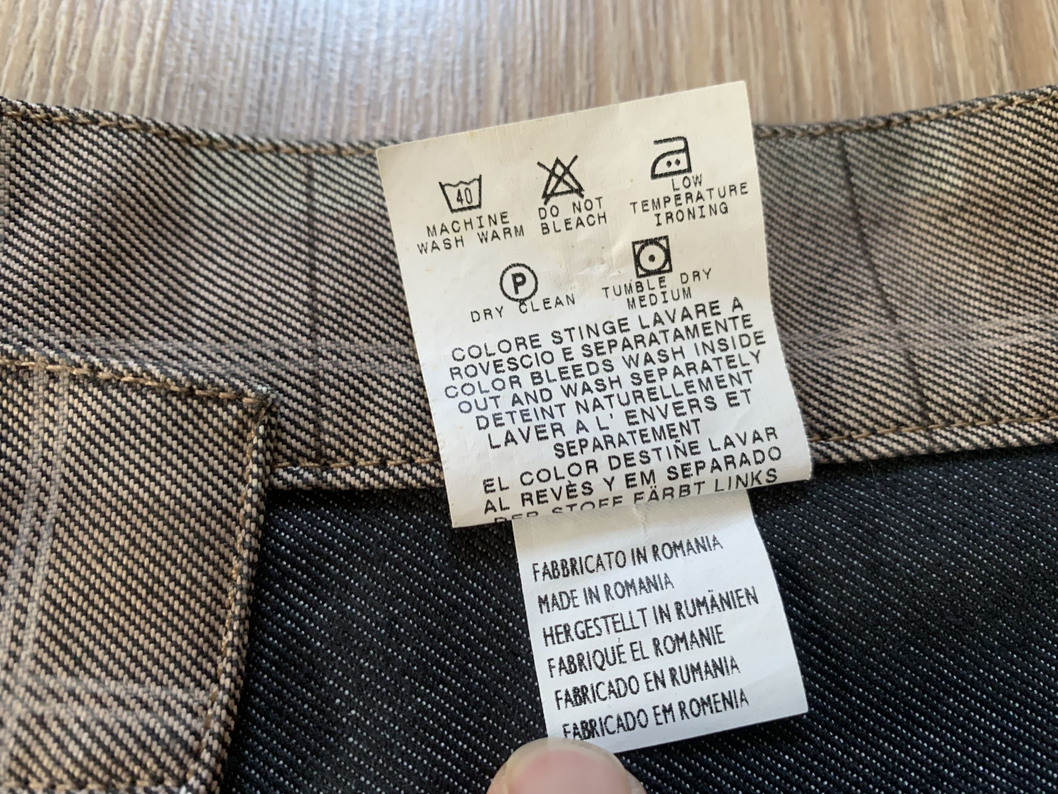 Calvin Klein Men's Vintage Calvin Klein Plaid Check Flared Jeans Size US 32 / EU 48 - 10 Thumbnail
