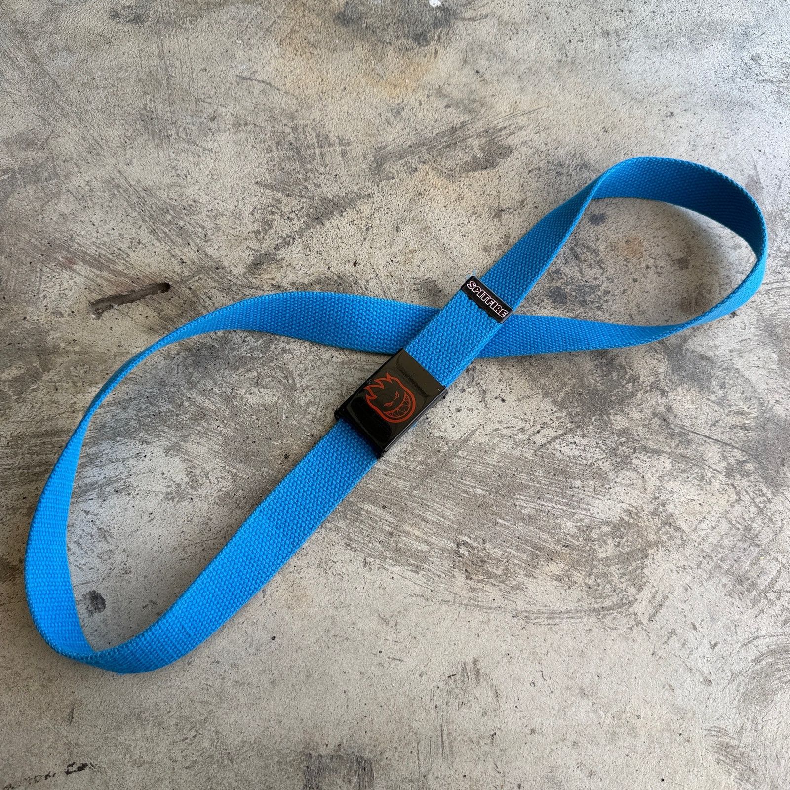 Spitfire Vintage Spitfire Bighead Web skater Belt Blue One Size Size ONE SIZE - 3 Thumbnail