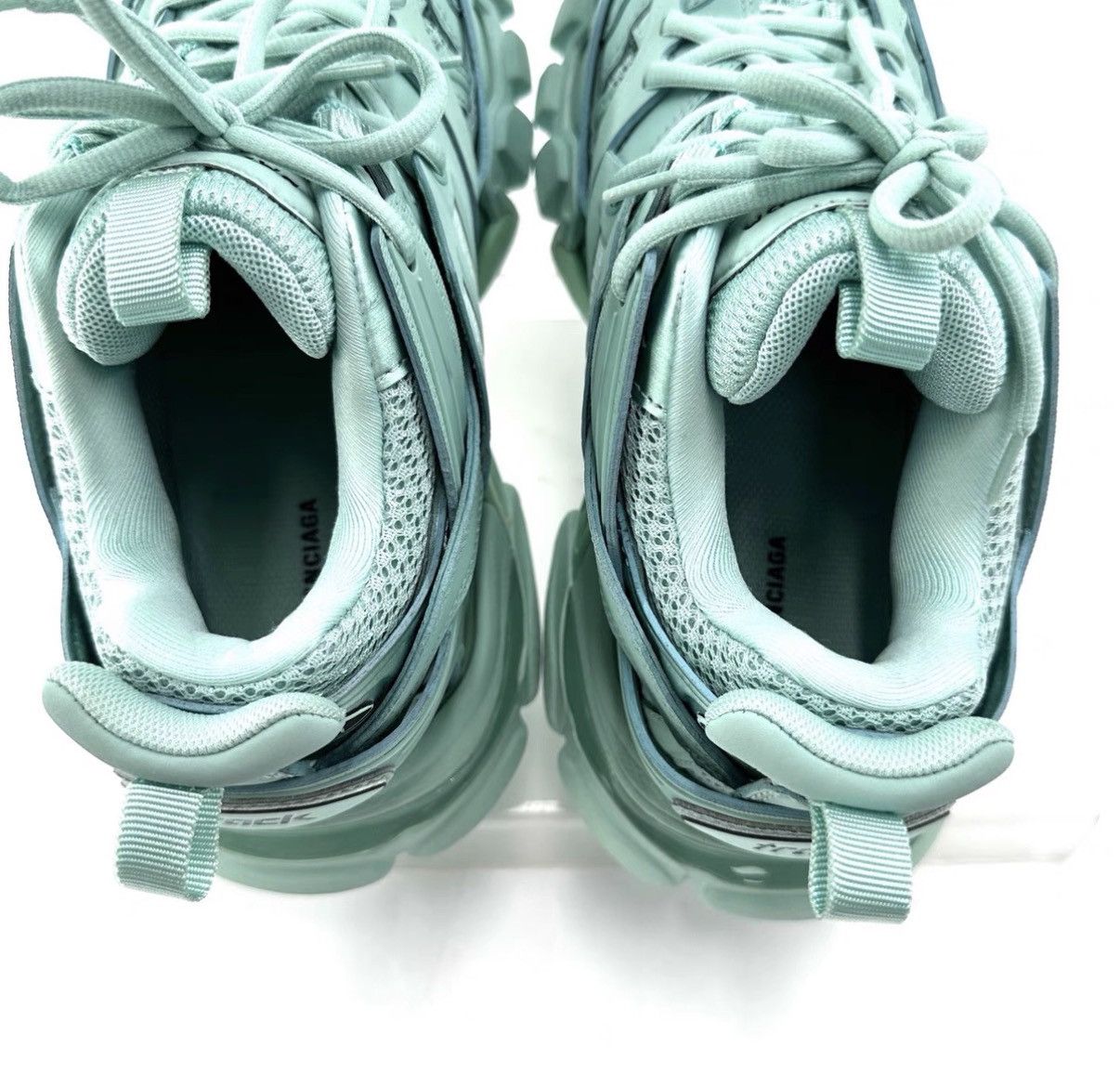 Balenciaga Balenciaga Track Mint Green Mesh Dad Sneakers K12 Size US 6 / IT 36 - 6 Thumbnail