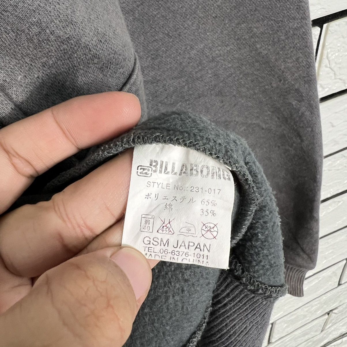 Billabong BILLABONG Embroidered Small Logo Zipper Hoodies #4208-C192 Size US M / EU 48-50 / 2 - 16 Thumbnail