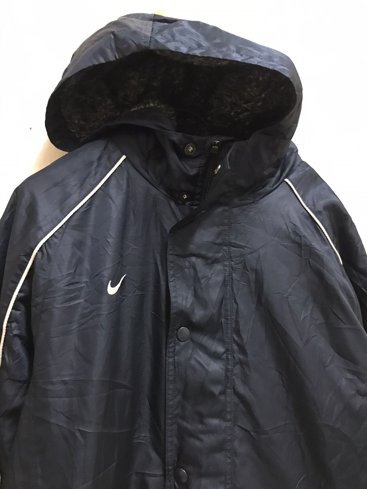 Nike Nike Long Jaket With the Snap Button Size US L / EU 52-54 / 3 - 3 Thumbnail