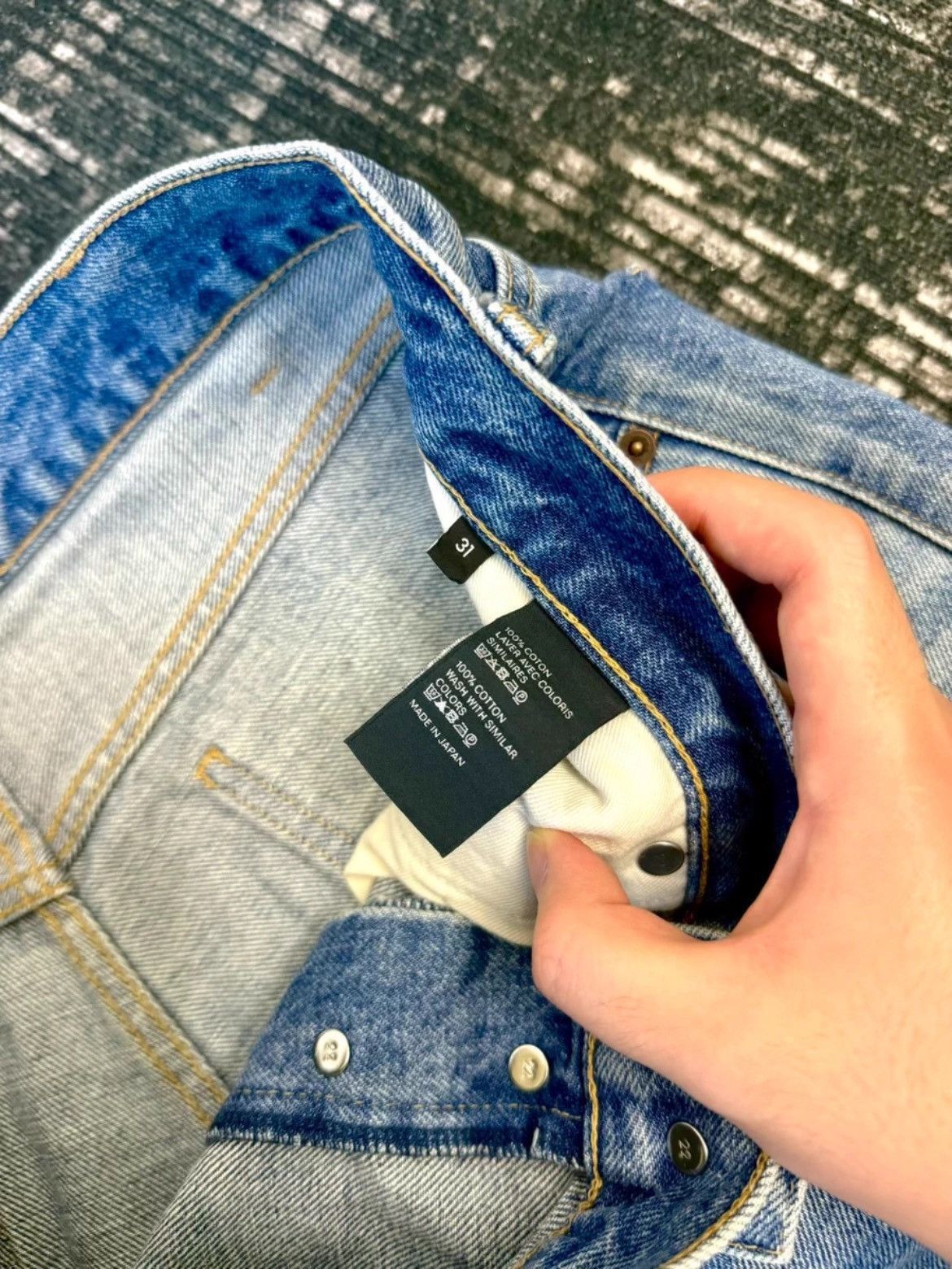 Celine Sz 31 Celine 22AW straight leg washed denim-2505 Size US 31 - 5 Thumbnail