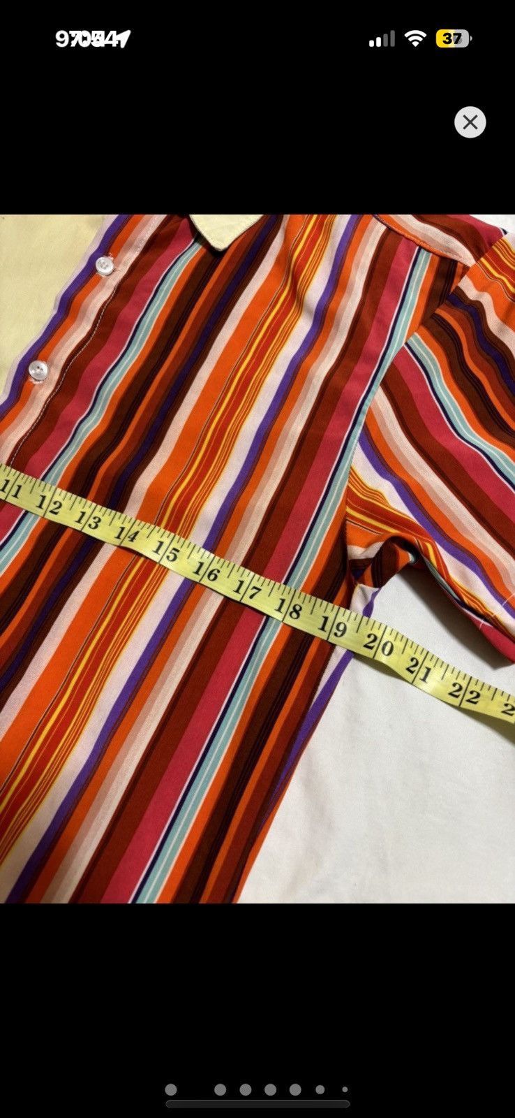 Vintage ***FINAL DROP***RARE 90s COLOUR BLOCK BUTTON UP S-M Size US M / EU 48-50 / 2 - 2 Thumbnail