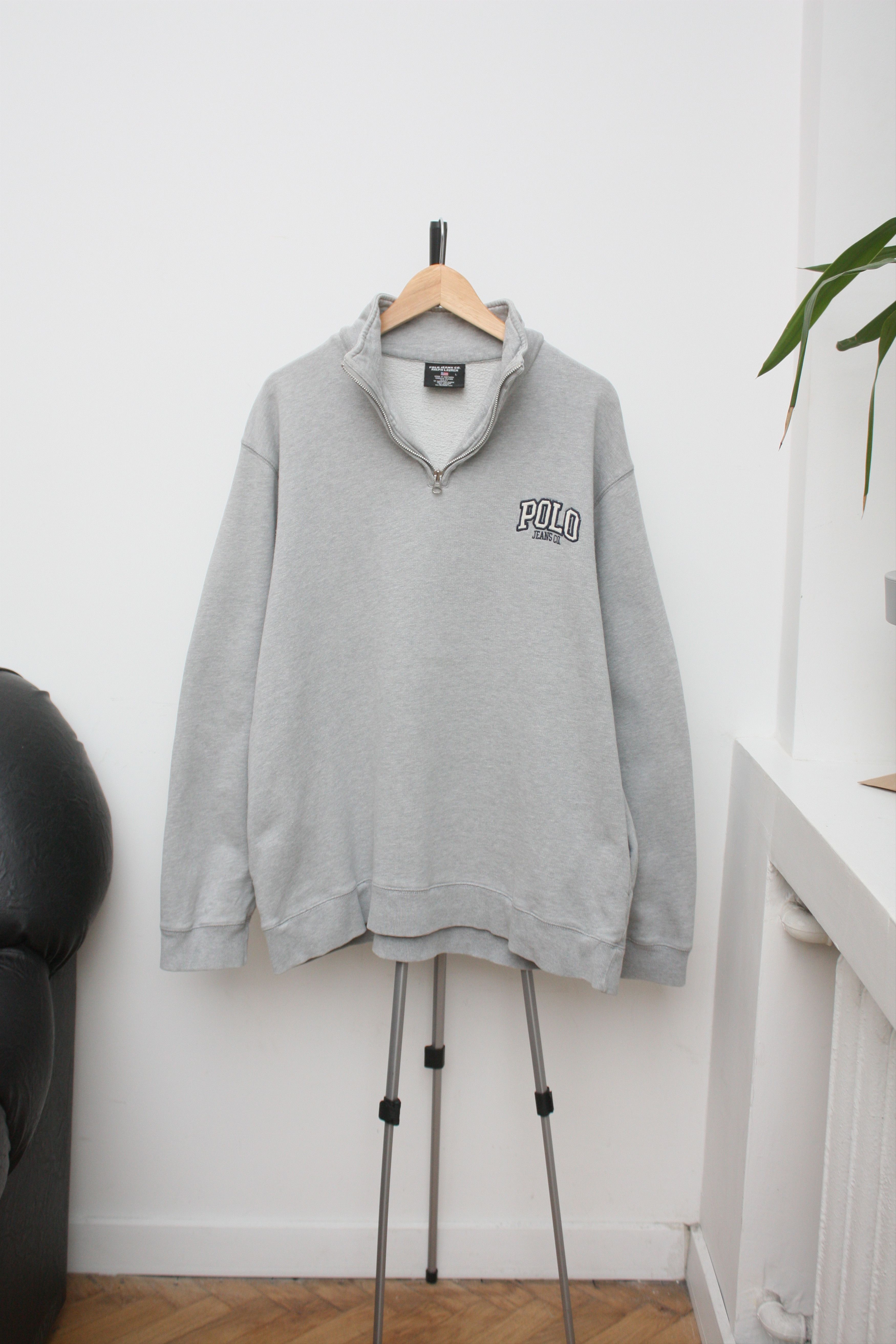 Ralph Lauren Polo Jeans CO. Ralph Lauren Grey Logo Pullover Large Size US L / EU 52-54 / 3 - 2 Thumbnail