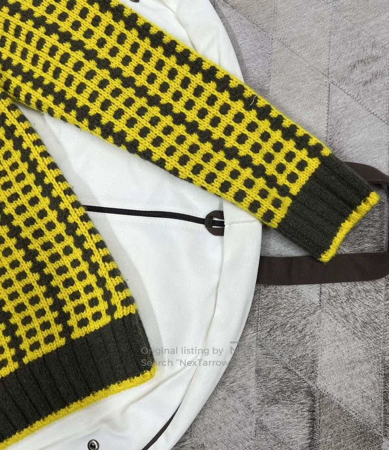 Hermes Hermes Heavy cashmere knitted jacket Size XXL / US 16-18 / IT 52-54 - 4 Thumbnail