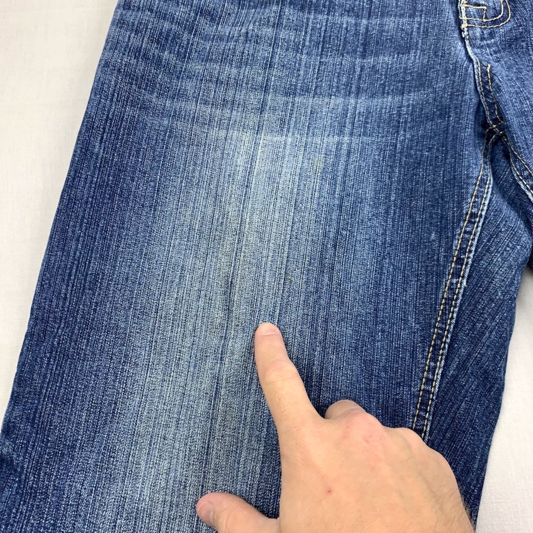 Avirex VINTAGE Avirex Jeans Men 34x30 Blue Grunge Skater Urban Y2K American Baggy Straight Relaxed Blue 34 30 Men Jeans Avirex Size US 34 / EU 50 - 3 Thumbnail