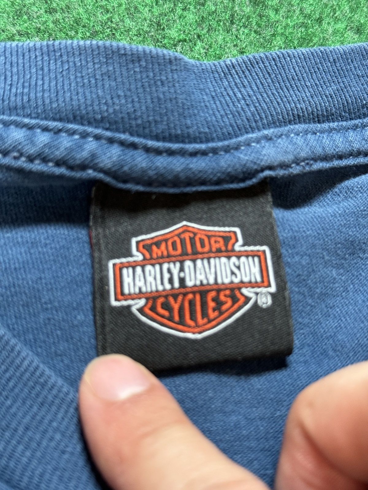 Harley Davidson × Vintage Vintage Y2K Harley Davidson Cycles Biker Conneaut T Shirt Size US L / EU 52-54 / 3 - 3 Thumbnail