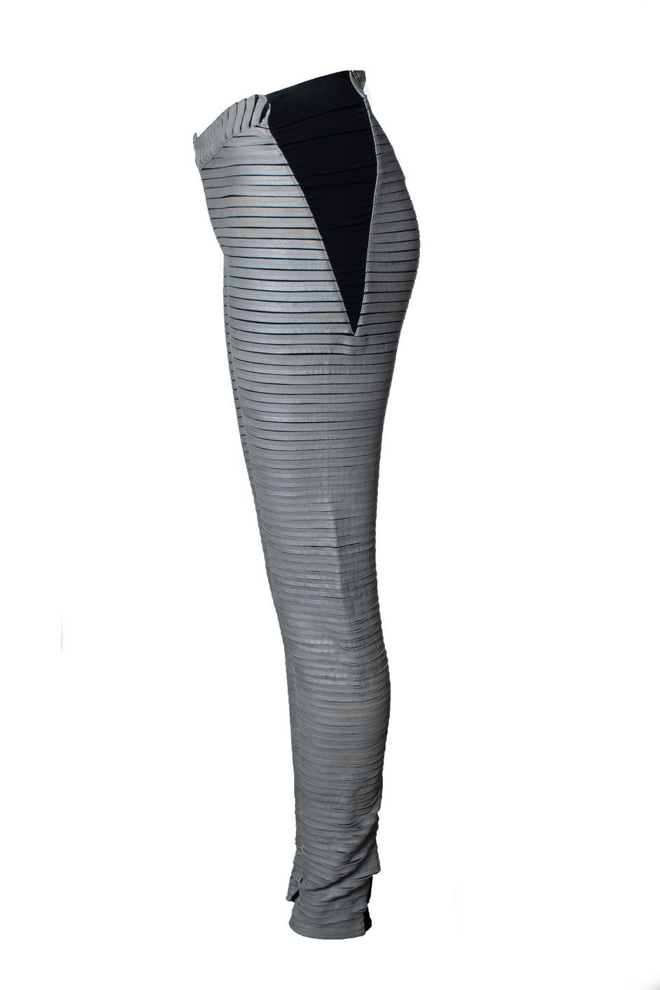 Gareth Pugh Gareth Pugh, leather and nylon leggings Size 27" / US 4 / IT 40 - 4 Thumbnail