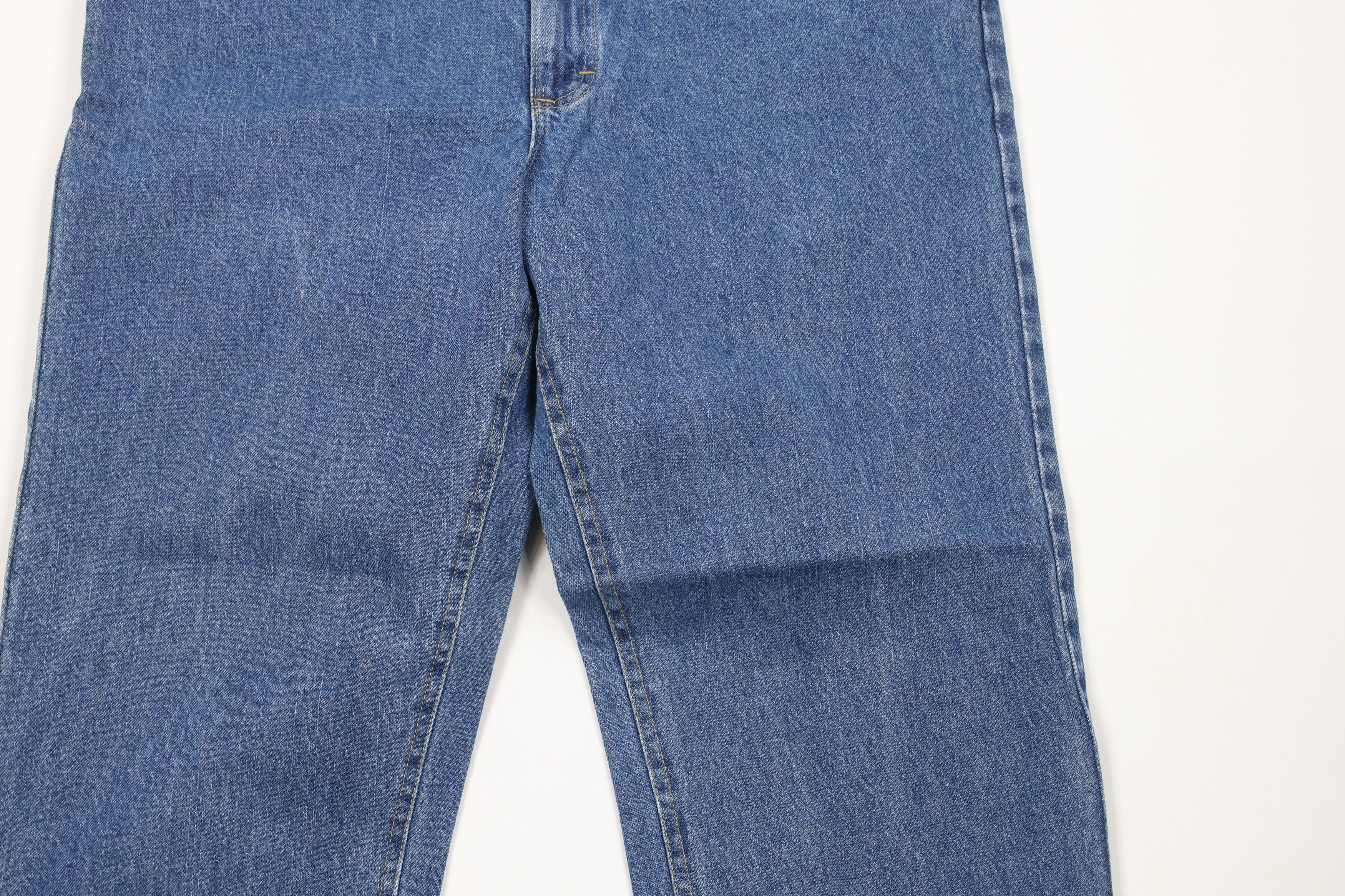Lee × Vintage Vintage 90s Lee Straight Leg Denim Jeans Blue Cotton Size US 38 / EU 54 - 3 Thumbnail
