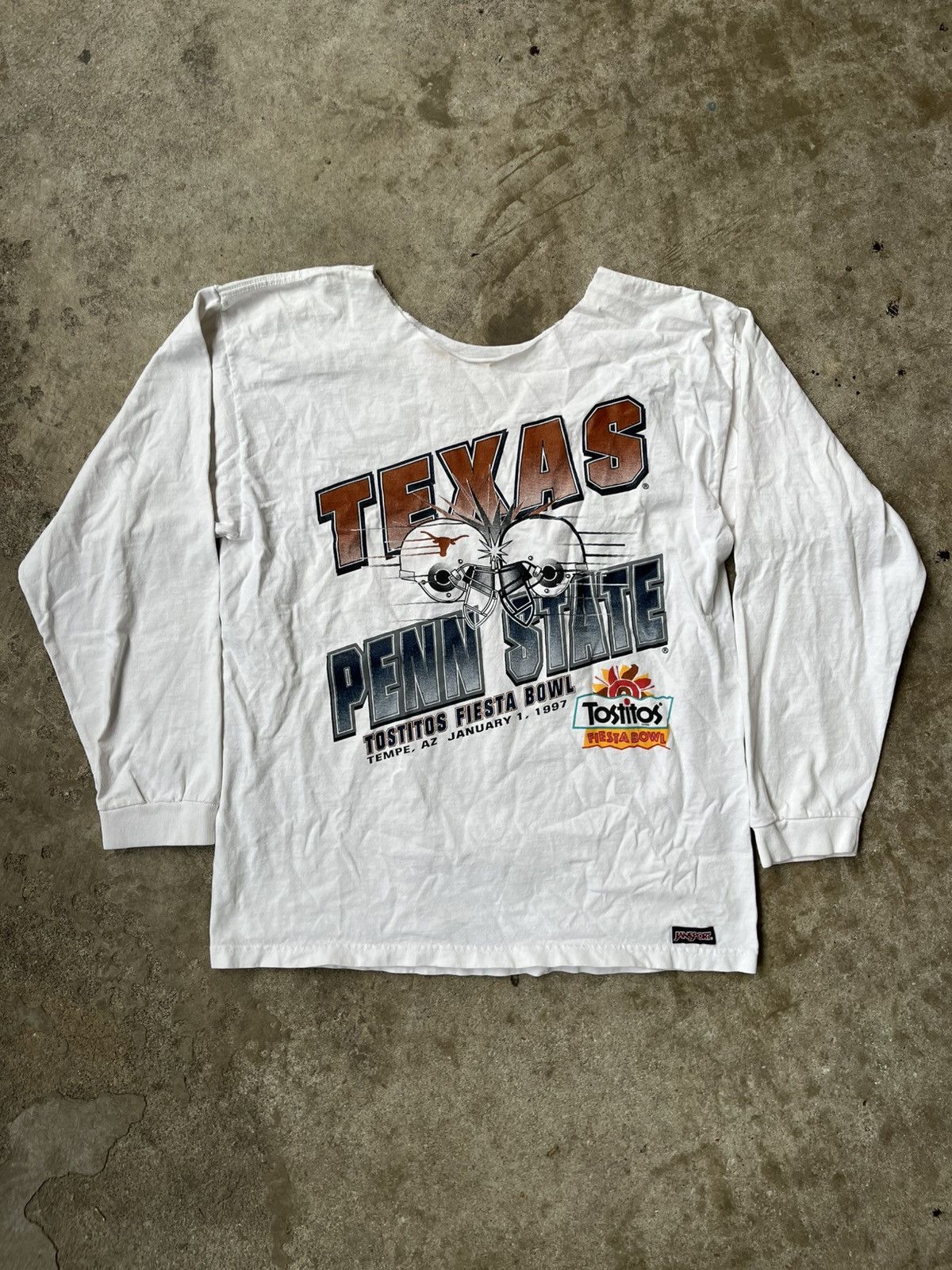 Jansport × Vintage Vintage Texas vs Penn State Football Fiesta Bowl Longsleeve Size US M / EU 48-50 / 2 - 1 Thumbnail