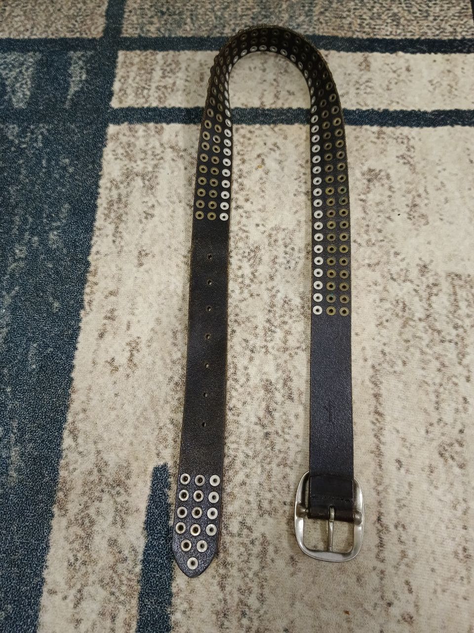 Leather SiCK🔥UNGRID LEATHER STUDDED Size ONE SIZE - 4 Thumbnail