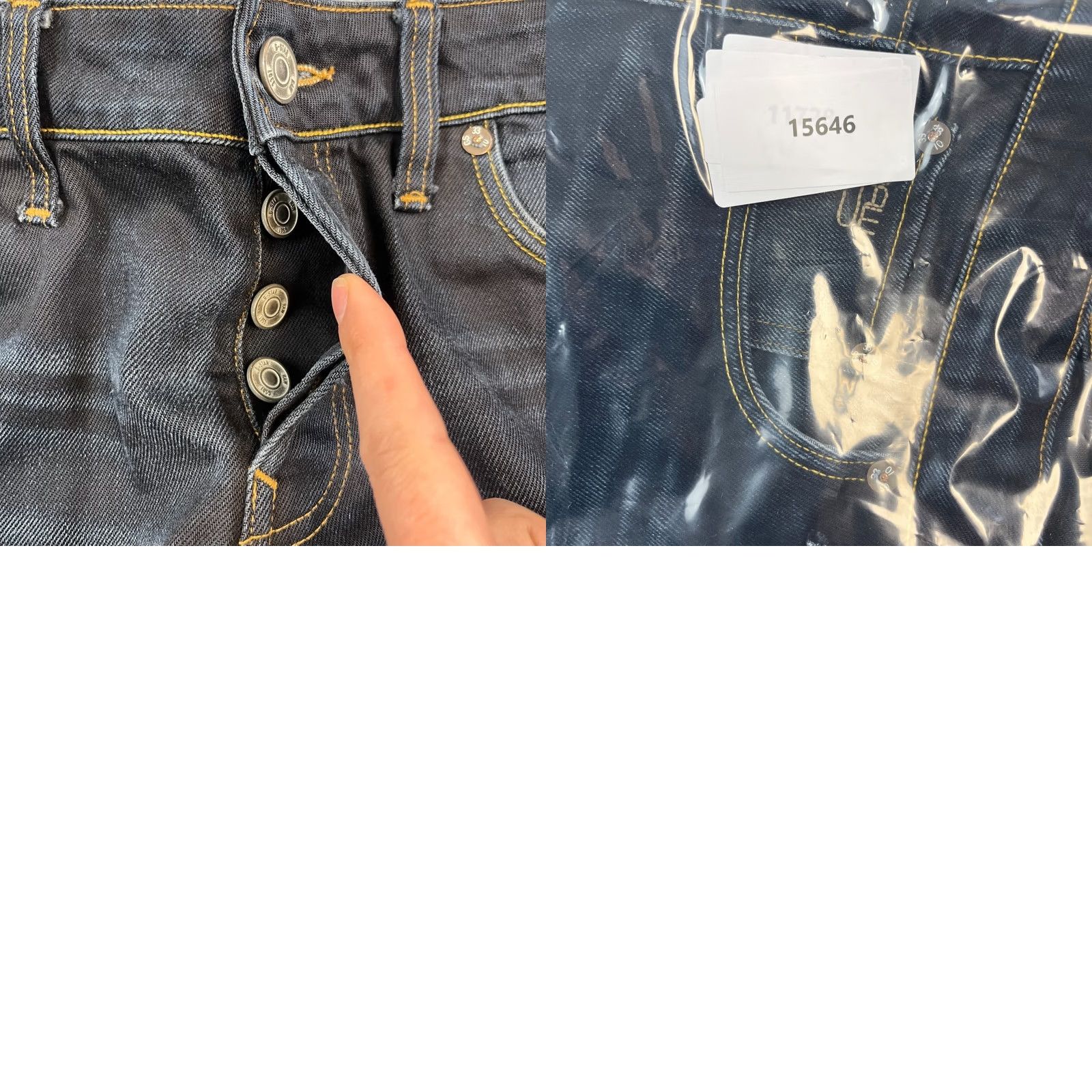 G-Star G-Star Jeans 32 32 Regular Tapered Dark Wash Blue Whiskering Honeycomb Jeans Boys Mens 3301 5-Pocket Design Size US 32 / EU 48 - 9 Thumbnail