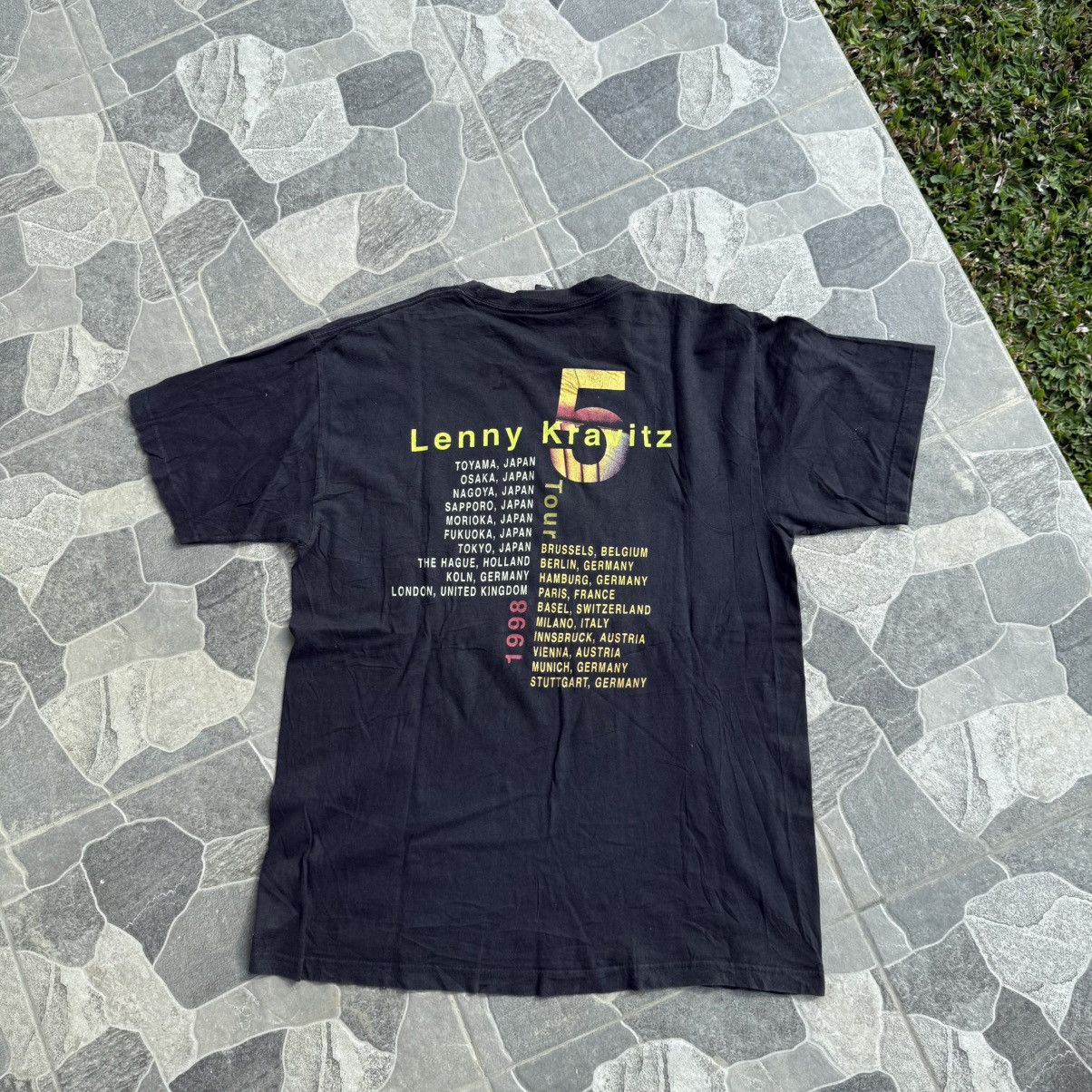 Band Tees Lenny Kravitz Tour 1998 Size US L / EU 52-54 / 3 - 2 Thumbnail
