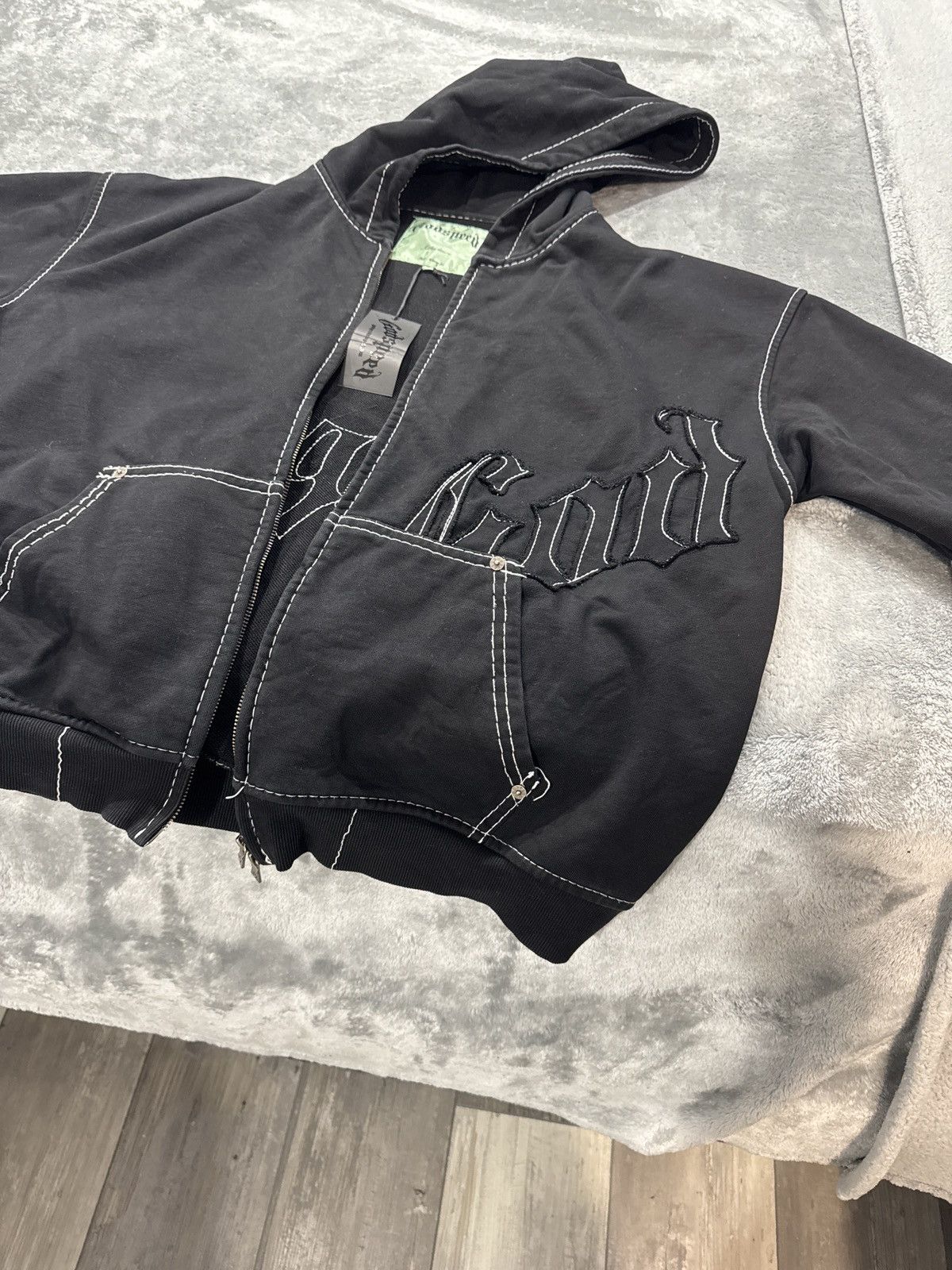 Godspeed Godspeed Full Stitch Logo Zip Up Hoodie SZ Large Size US L / EU 52-54 / 3 - 4 Thumbnail