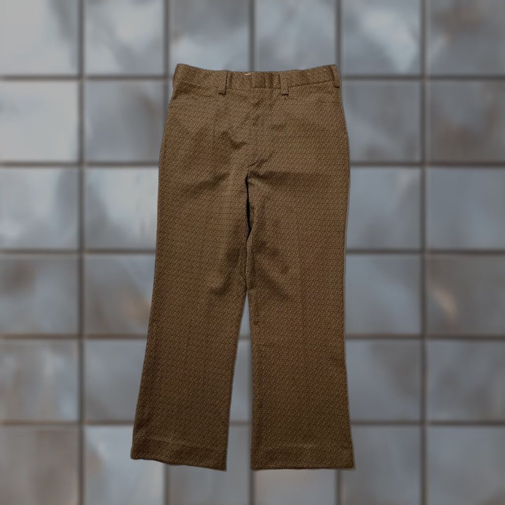 Etro VINTAGE 1970s Mod Groovy Retro Flare Leisure Pattern Print Disco Polyester Pants Unbranded 34W 28Inseam Mens? Womens? Size US 34 / EU 50 - 1 Thumbnail