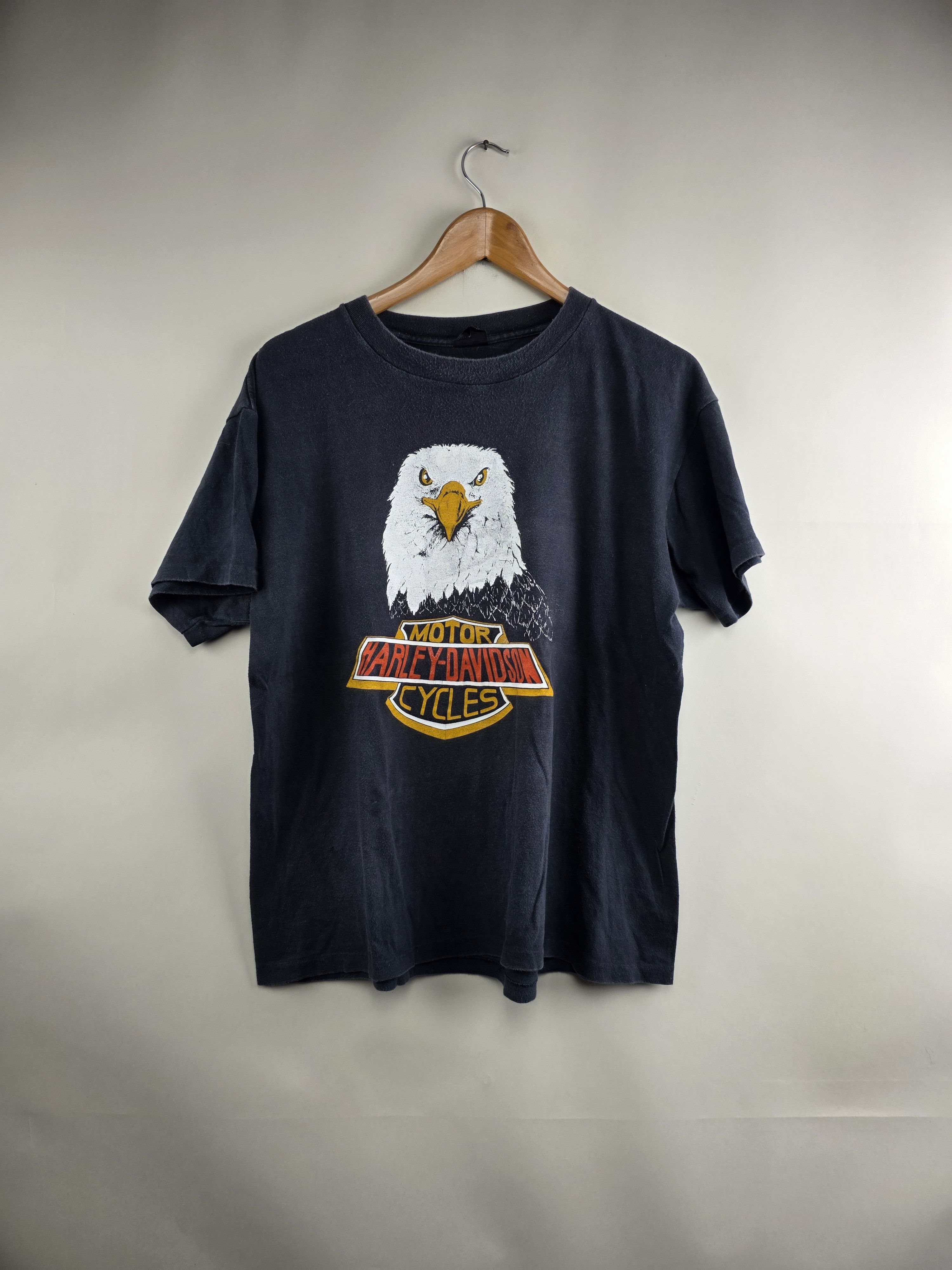 Harley Davidson Early 80s Harley Davidson 3D Emblem XL 22" 26" Size US XL / EU 56 / 4 - 1 Thumbnail