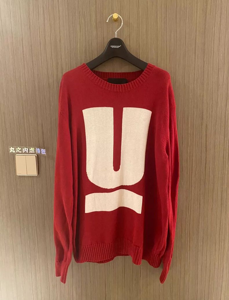 Undercover Undercover China Red Christmas Red Cashmere Sweater Size US XL / EU 56 / 4 - 1 Thumbnail